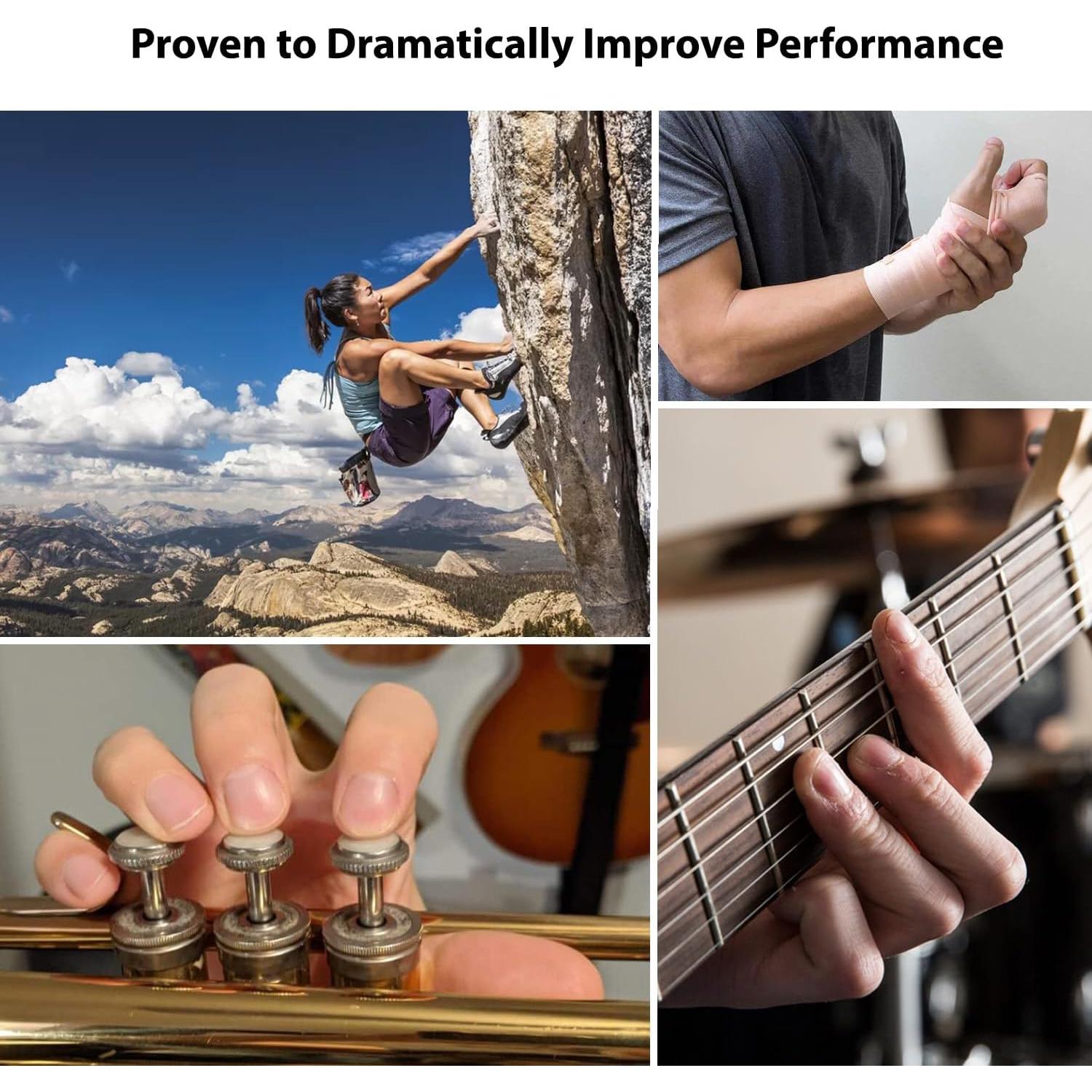 Fortalecedor de Dedos R&L 2 Paquete con 3 Niveles de Resistencia