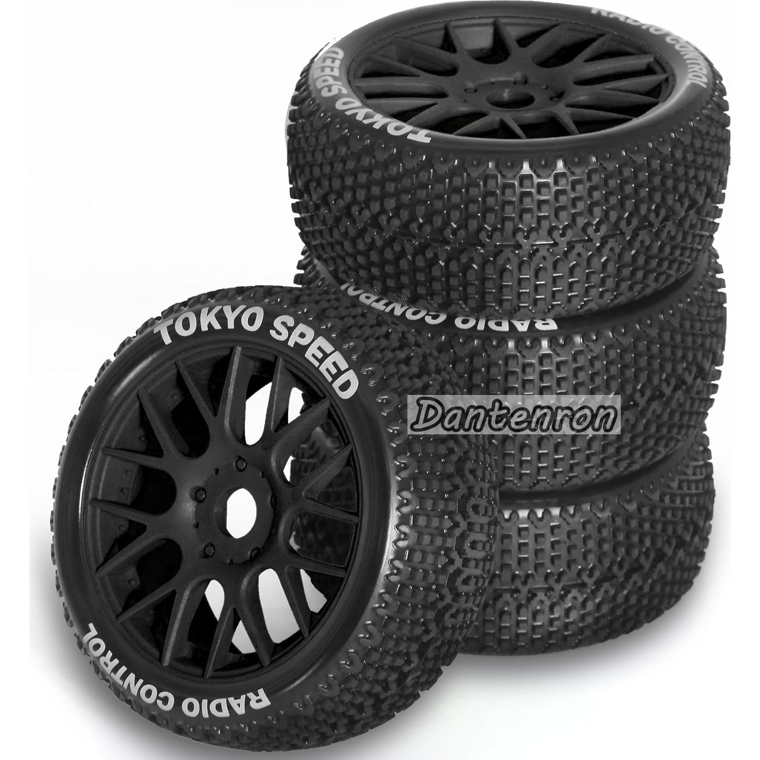 Neumáticos y Ruedas Off Road RC 1/8 Dantenron 110mm 4PCS