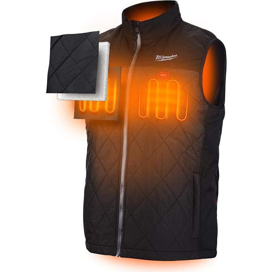 Sudadera calefaccionada Milwaukee M12 para hombres - Negro