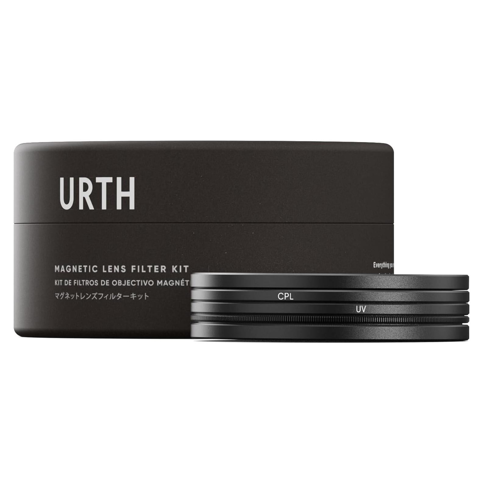 Kit de Filtros Magnéticos Urth 37mm UV y CPL Plus+