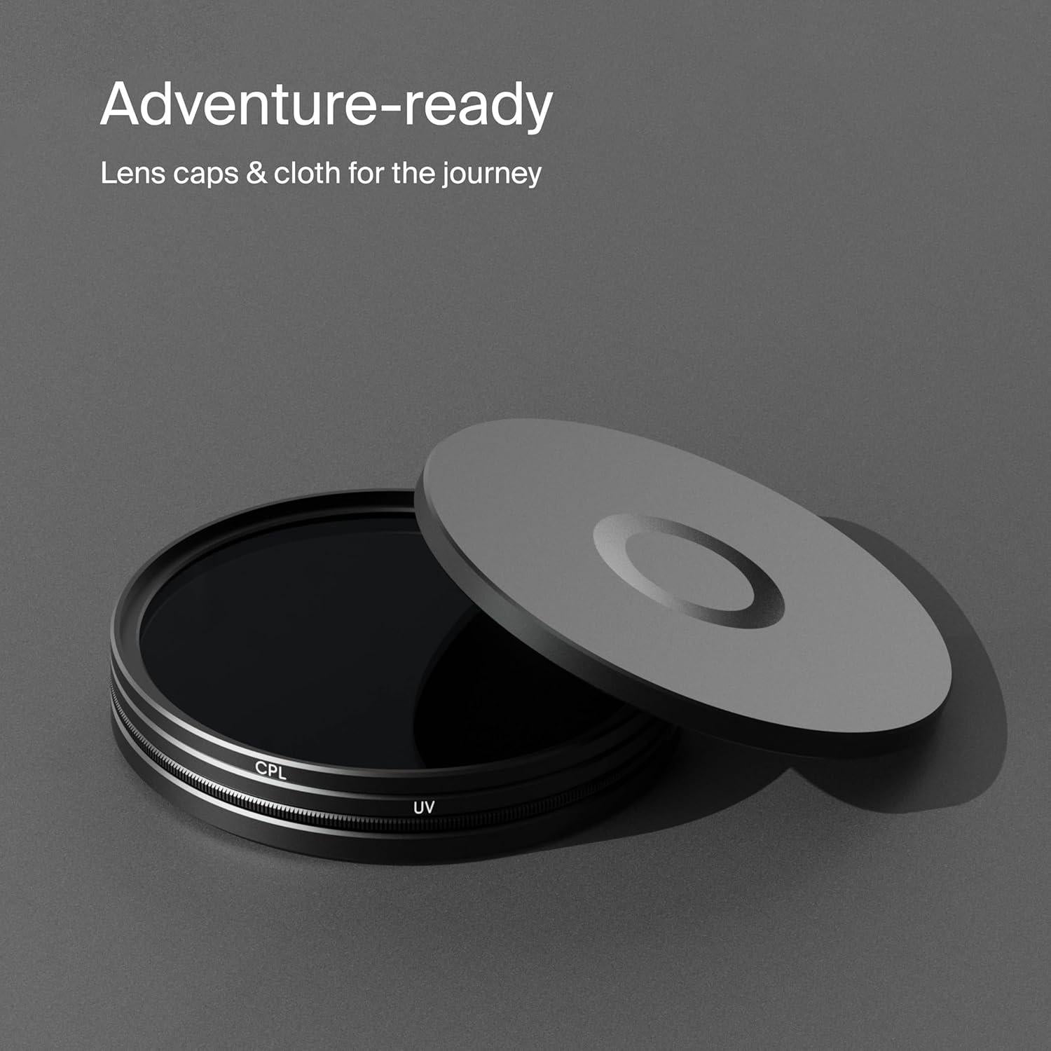 Kit de Filtros Magnéticos Urth 37mm UV y CPL Plus+