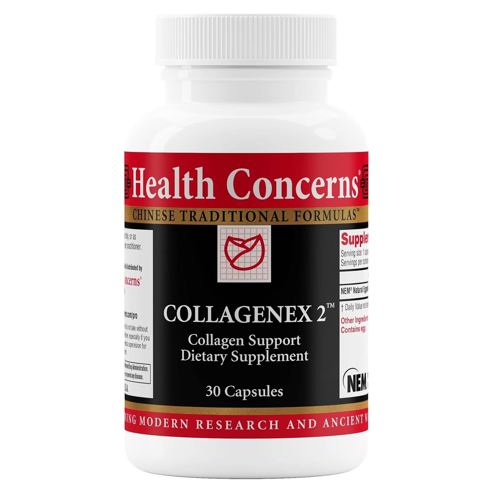 Suplemento de Colágeno Health Concerns 30 Cápsulas NEM