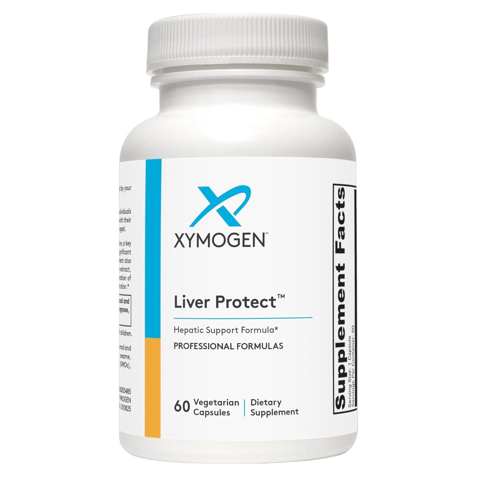 Suplemento Hepático Xymogen 60 Cápsulas - Cardo Mariano, NAC