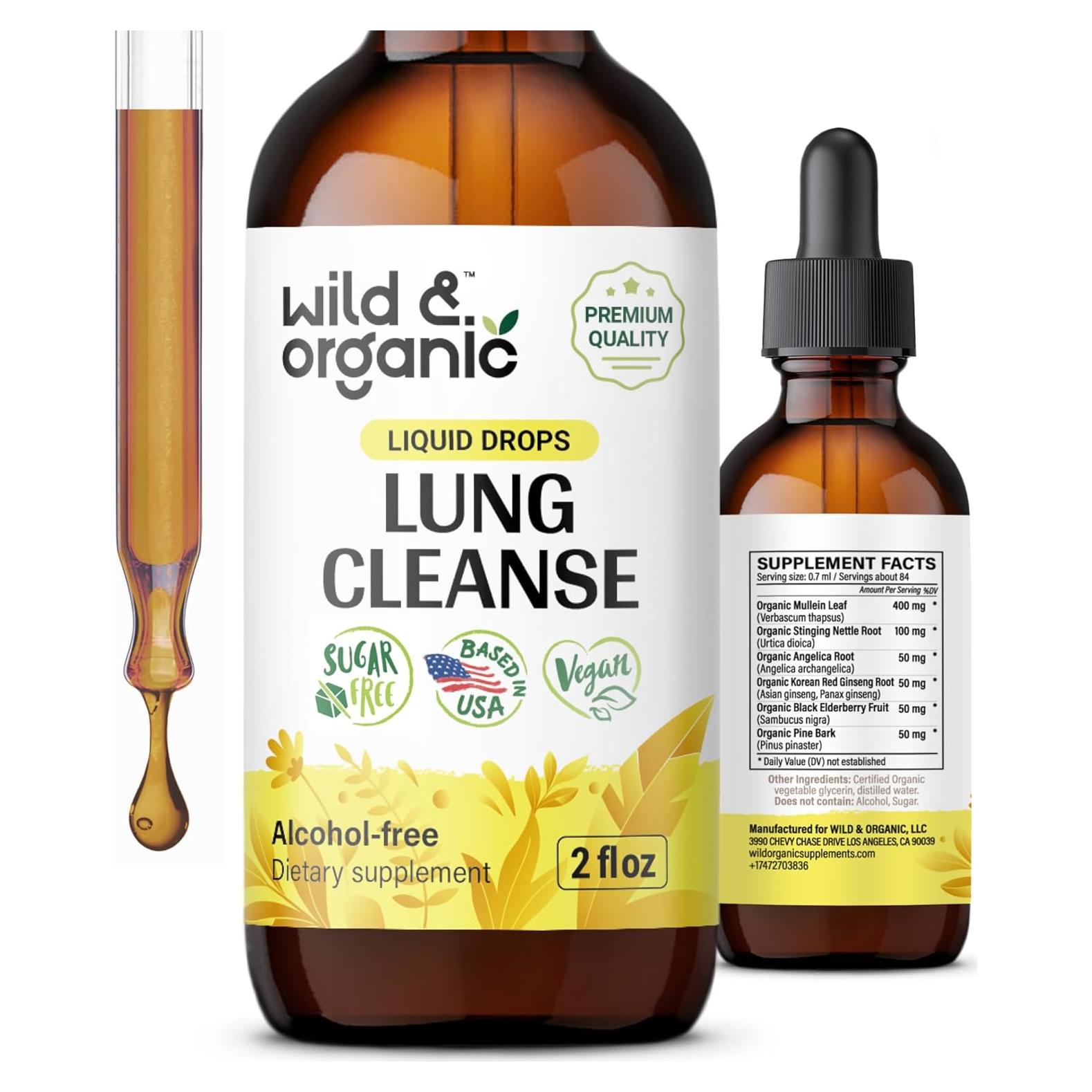 Tinte de Limpieza de Pulmones Silvestre y Orgánico 59 ml