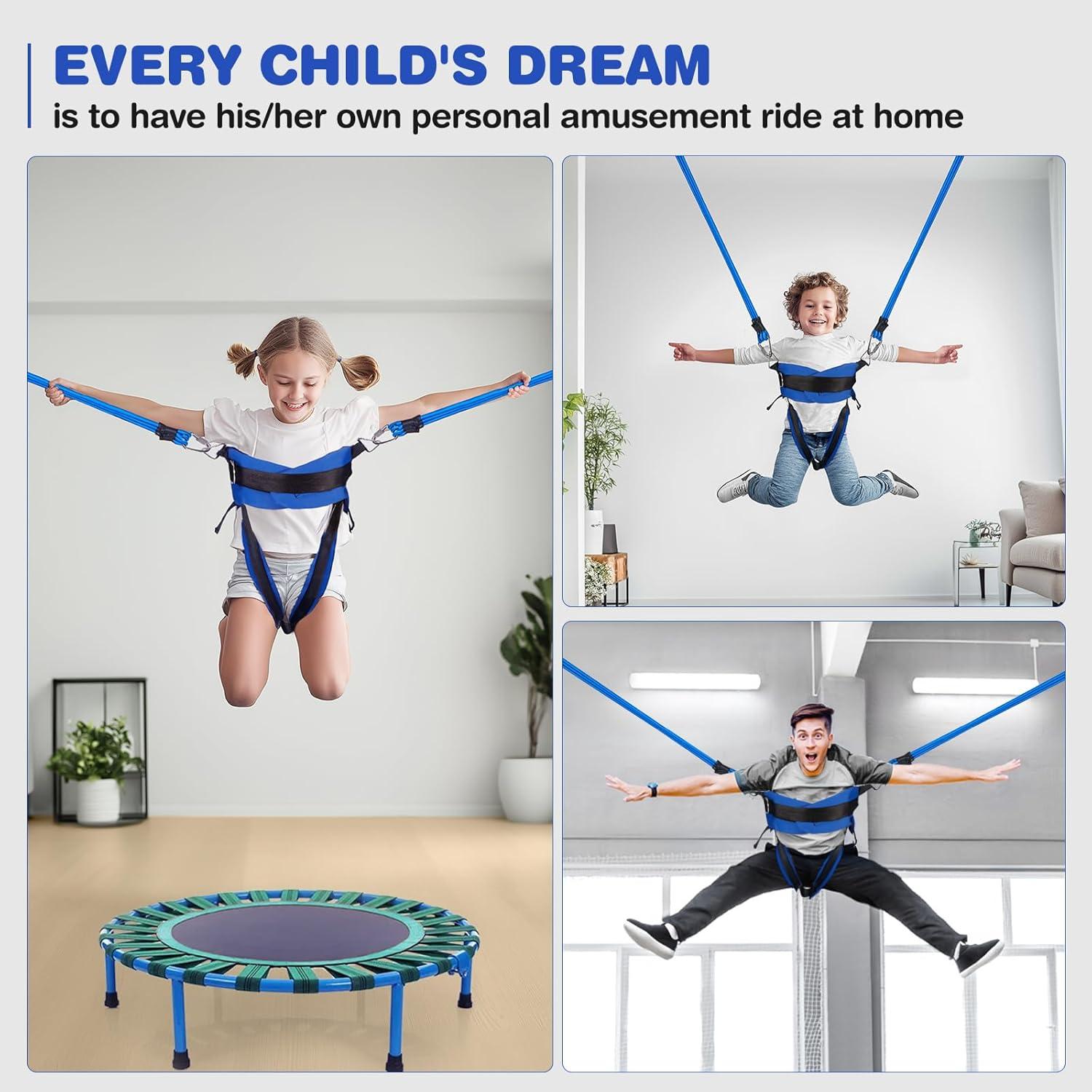 Columpio Bungee para Niños RIIFRILY - Azul, 1.36 kg