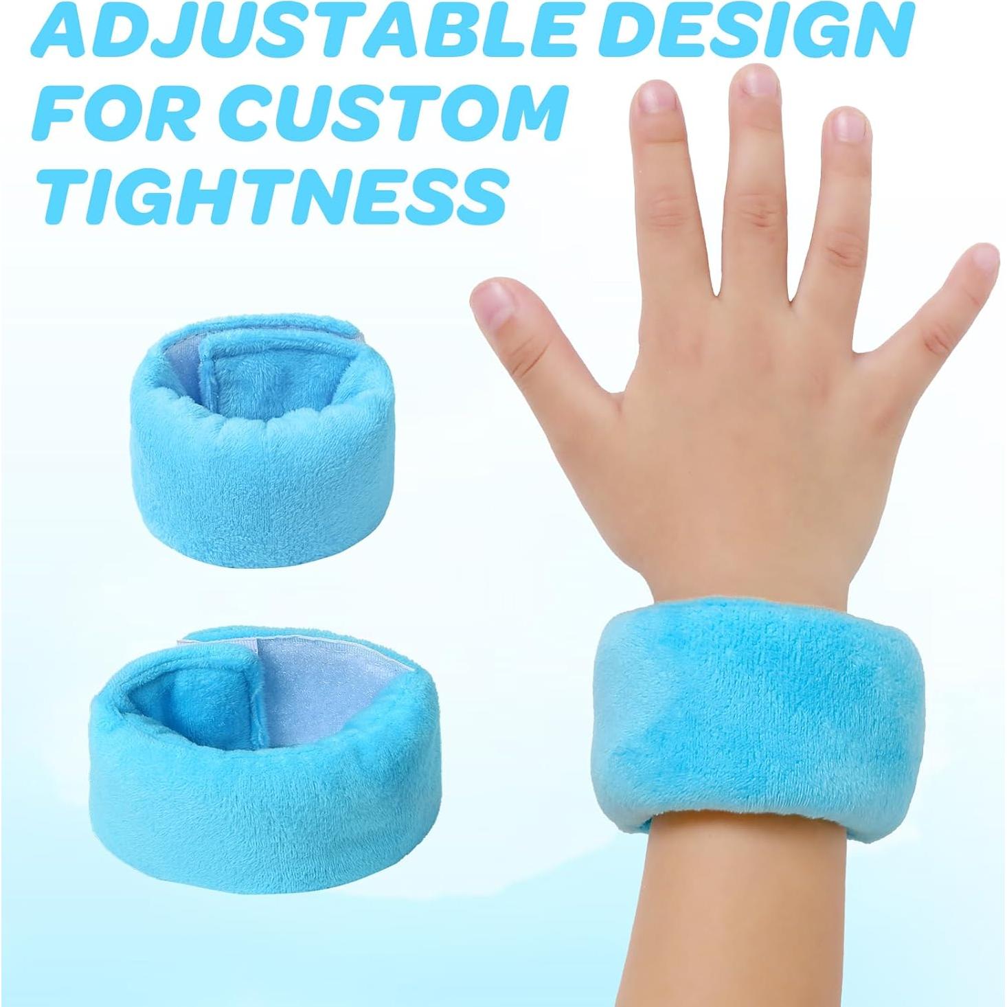 Paquete de 2 Pulseras Sensoriales con Peso JXM Azul