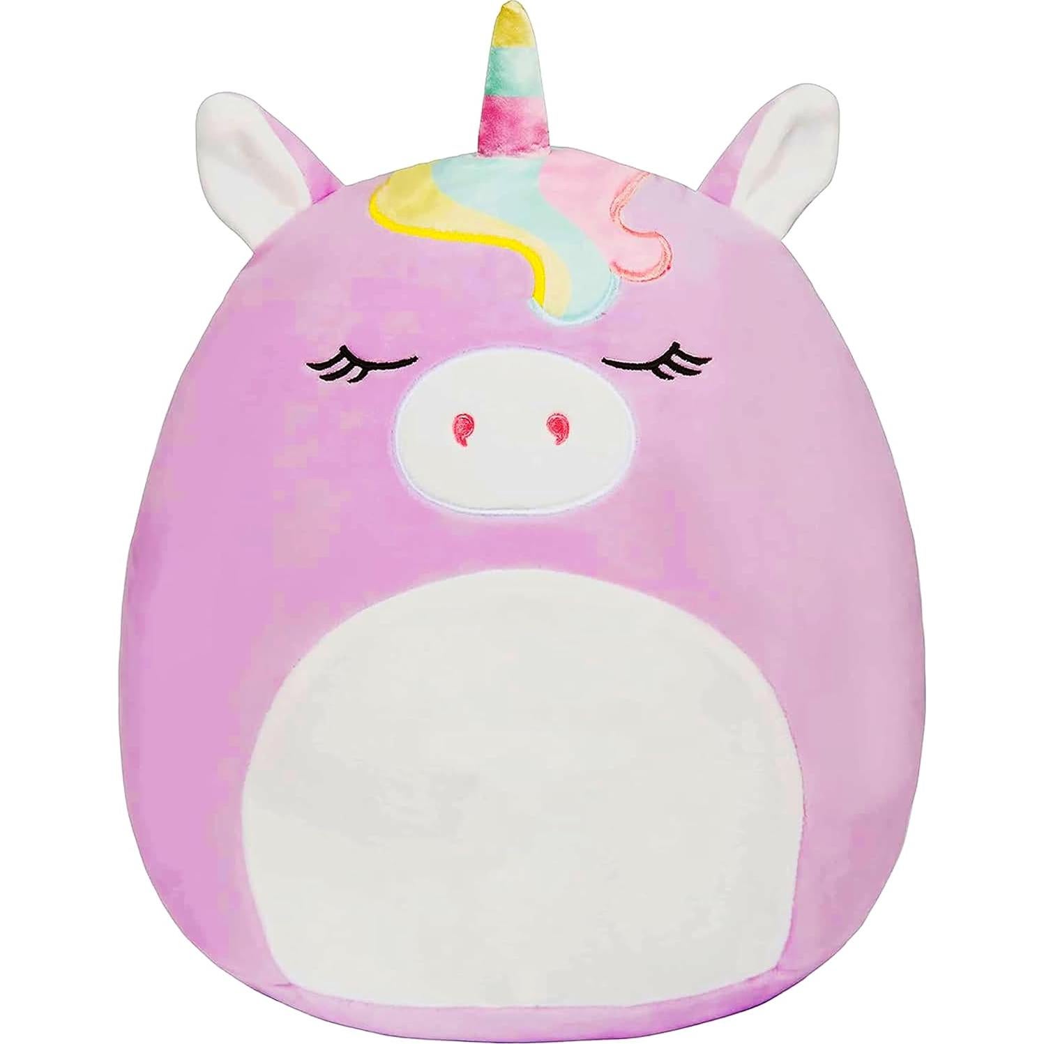 Squishmallows Peluche Grande 40 cm Sylvia Unicornio Púrpura