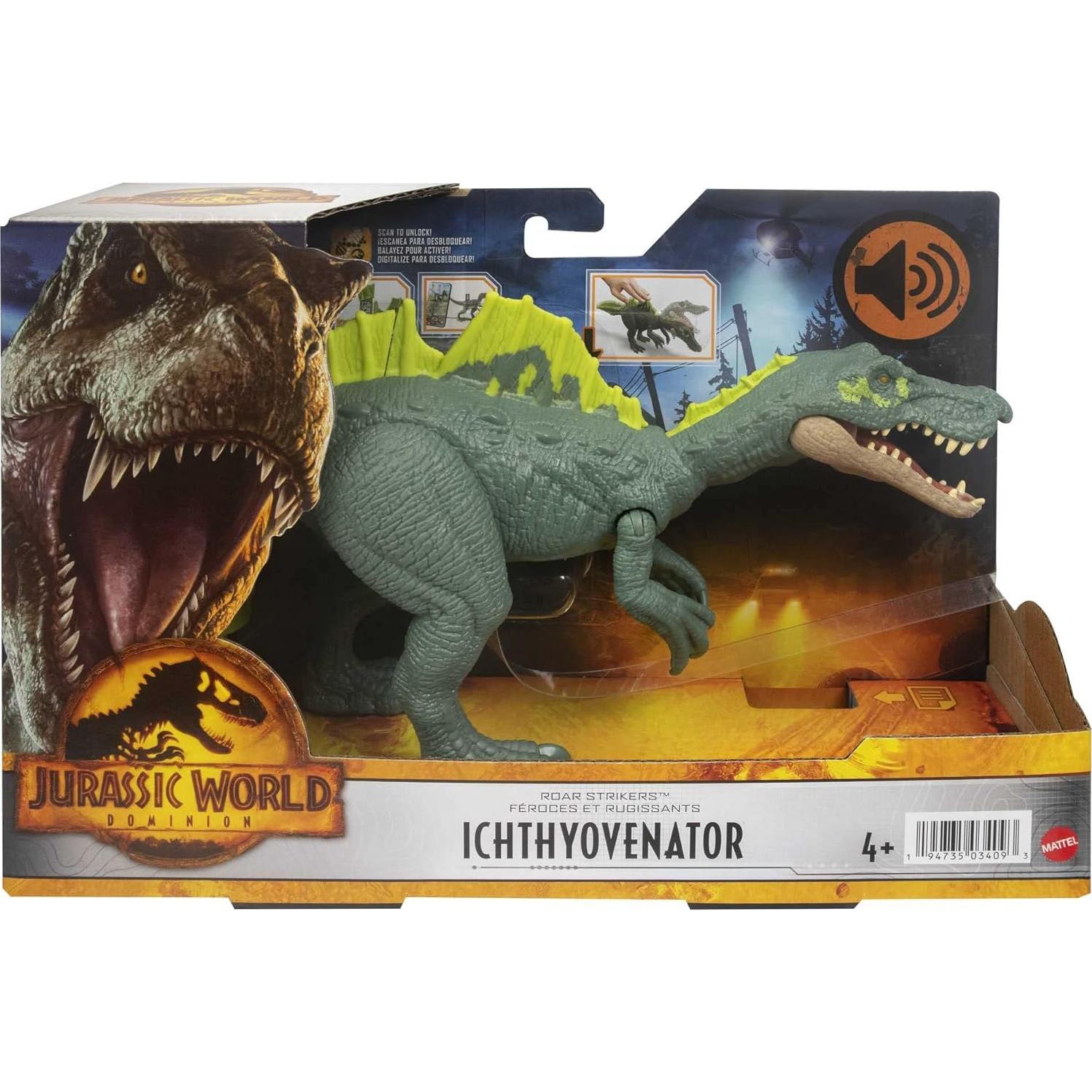 Figura de Acción Ichthyovenator Roar Strikers Mattel 33 cm