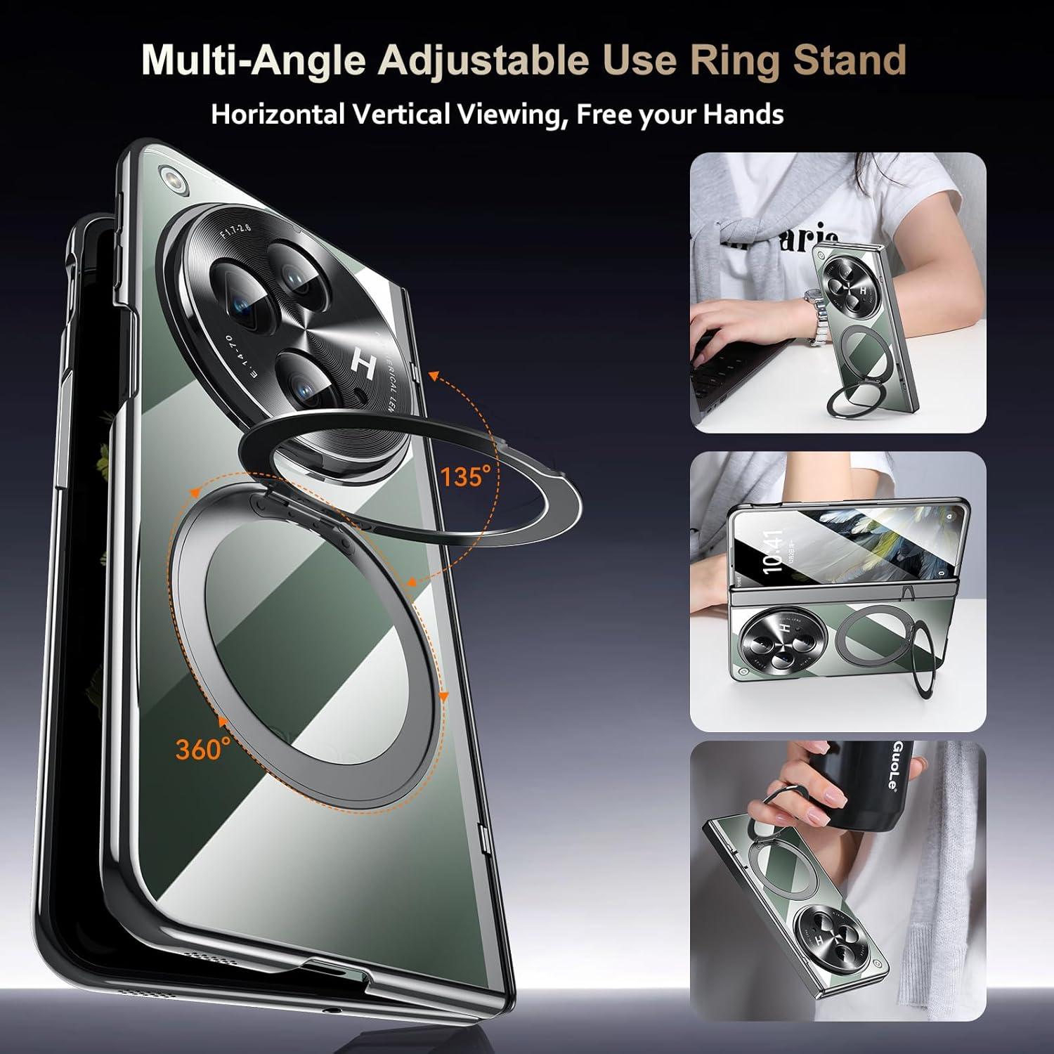 Funda OnePlus Open Libeagle con Soporte 360° y Protector