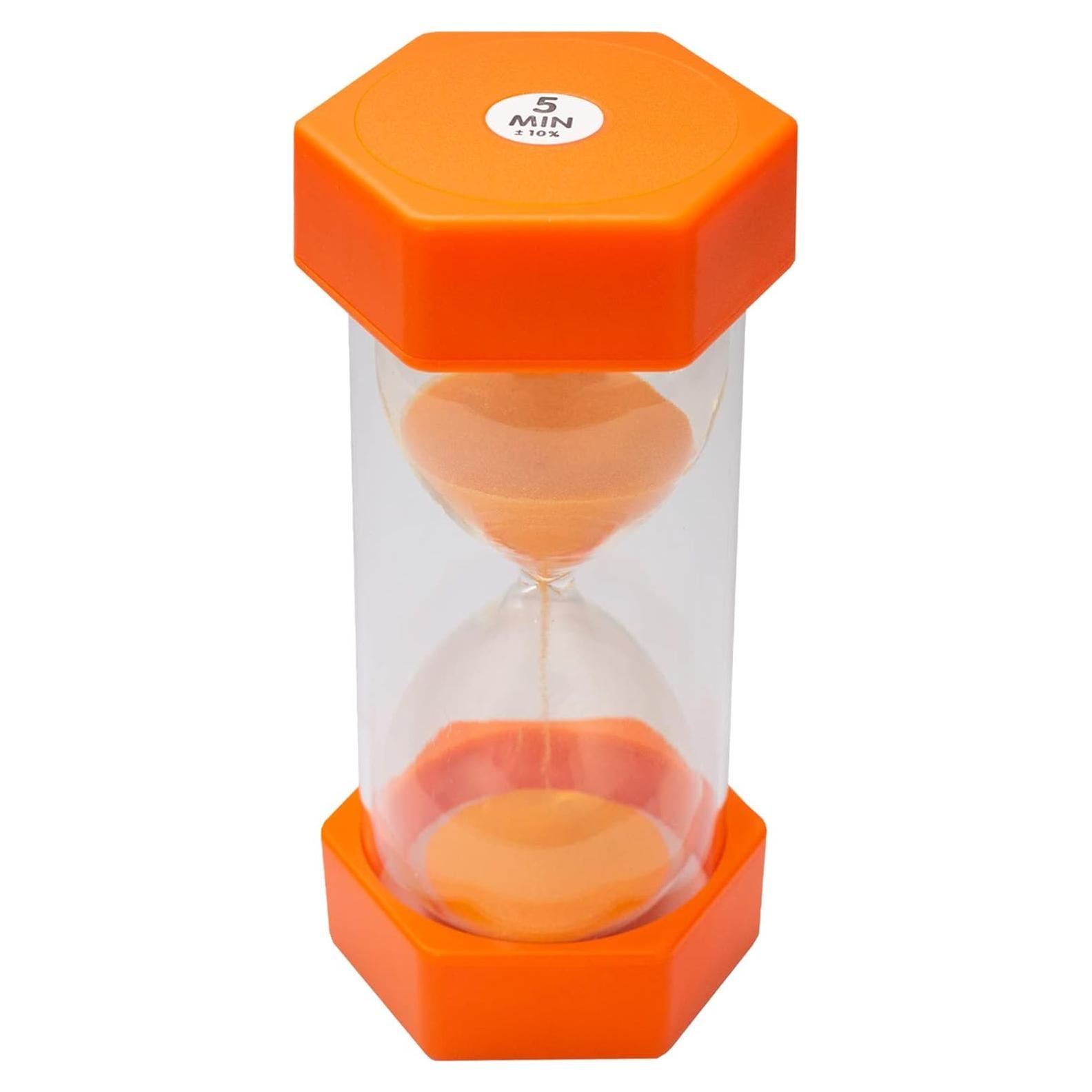 Reloj de Arena Mediano TeacherFav Naranja 5 Minutos 12.7 cm