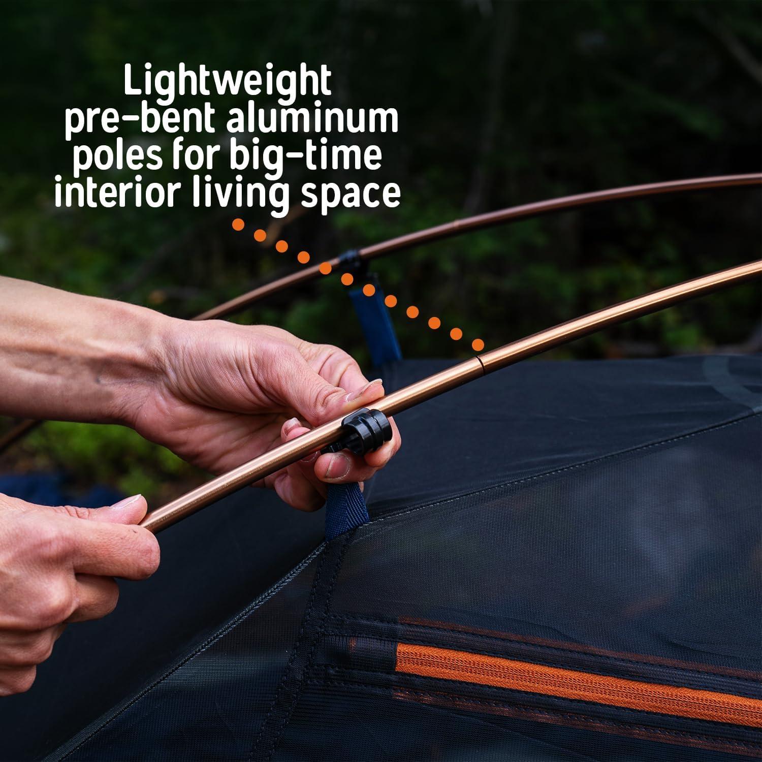 Tienda de Camping Kelty Late Start 2P 2024 - Impermeable y Ligera