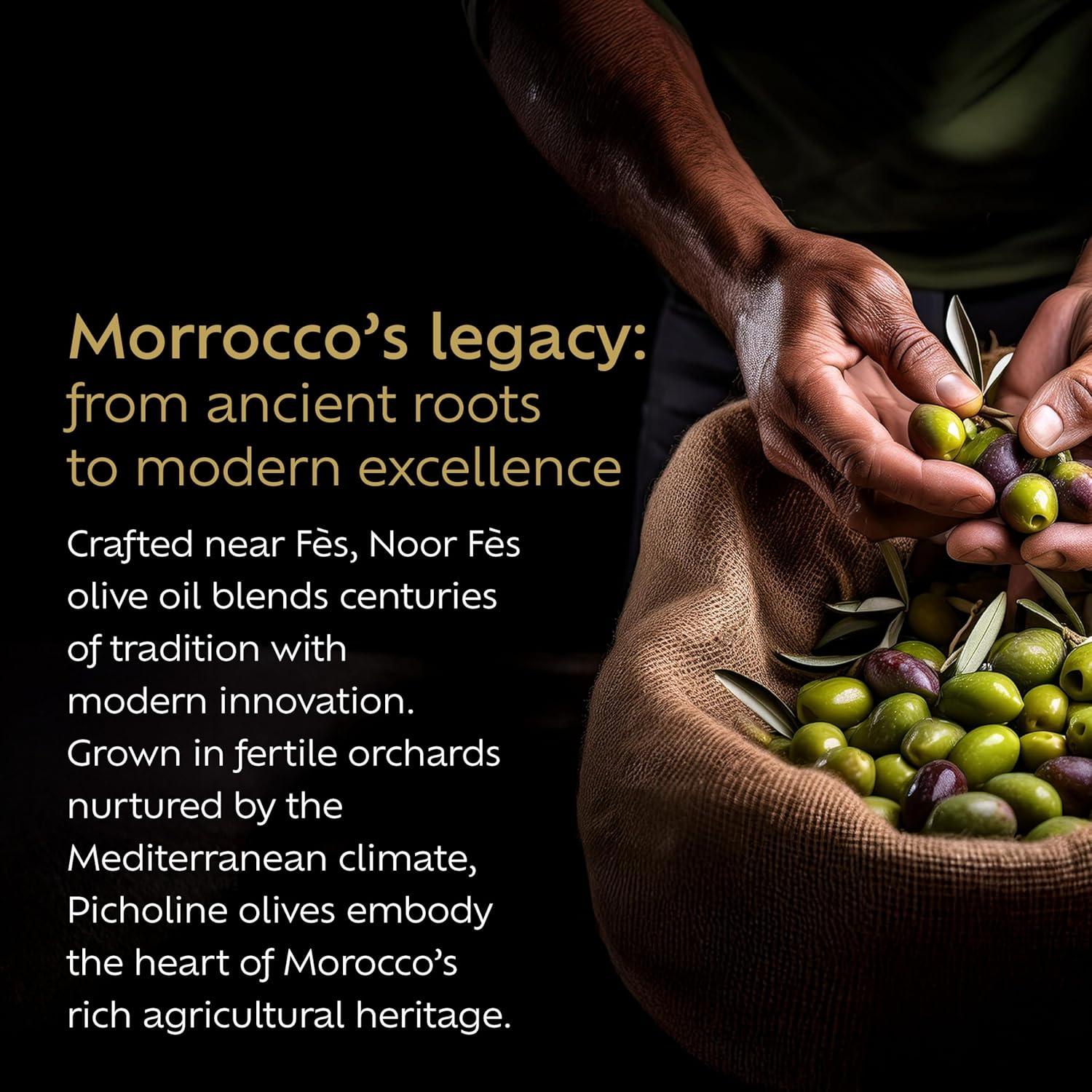 Aceite de Oliva Extra Virgen Orgánico Noor Fès 500ml Picholine