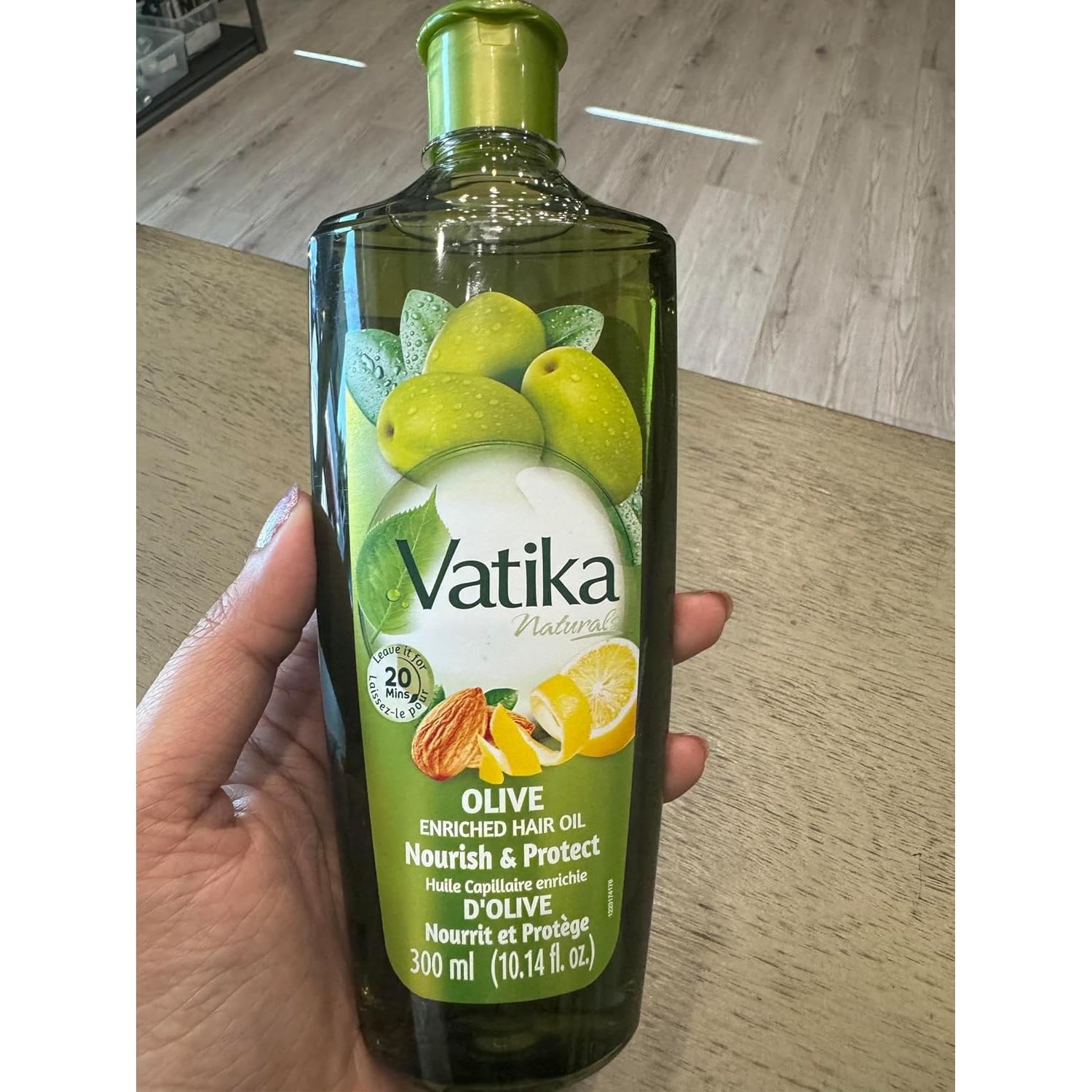 Aceite Capilar Vatika Naturals 900ml - Enriquecido con Aceituna