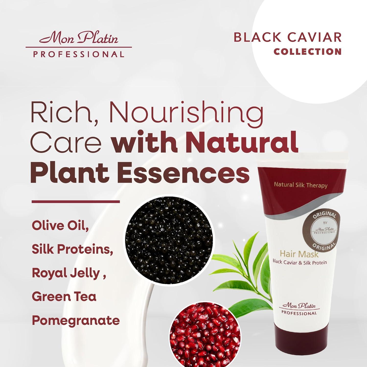 Mascarilla Capilar Mon Platin Caviar Negro 100ml Hidratante