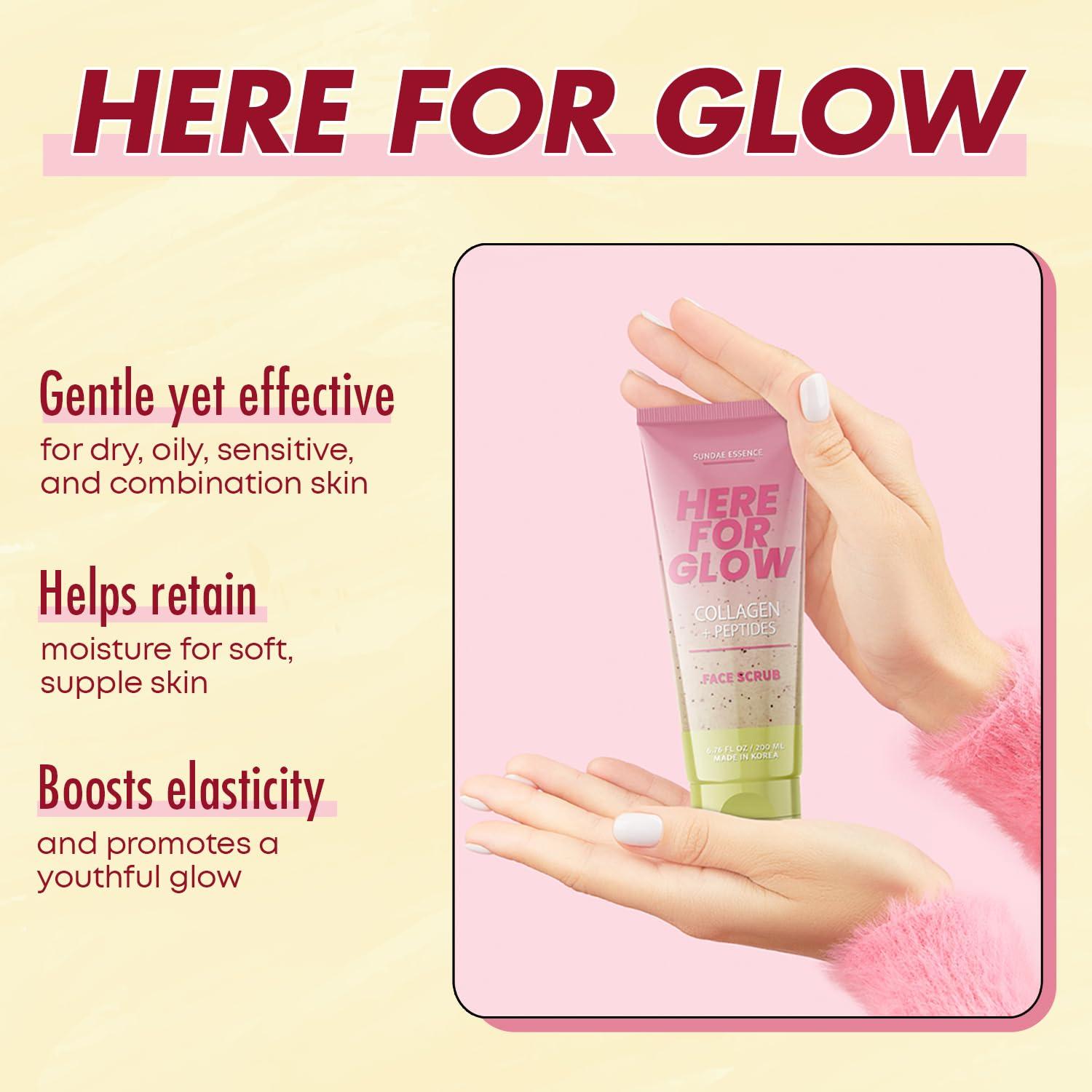 Exfoliante Facial de Colágeno Sunday Essence 221g - Hidratante