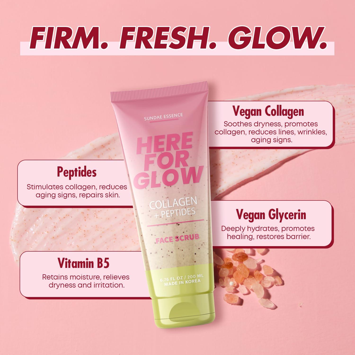 Exfoliante Facial de Colágeno Sunday Essence 221g - Hidratante