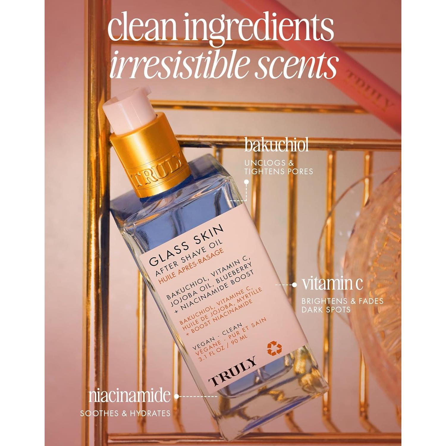 Aceite After Shave Truly 91.44 ml | Hidratante y Calmante