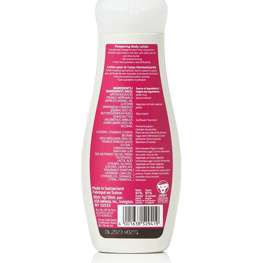 Loción Corporal Weleda Rosa Silvestre 200 ml Hidratante