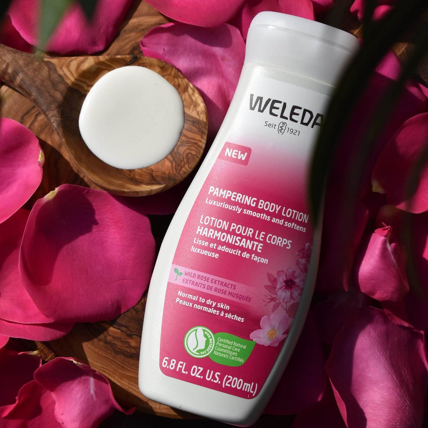 Loción Corporal Weleda Rosa Silvestre 200 ml Hidratante