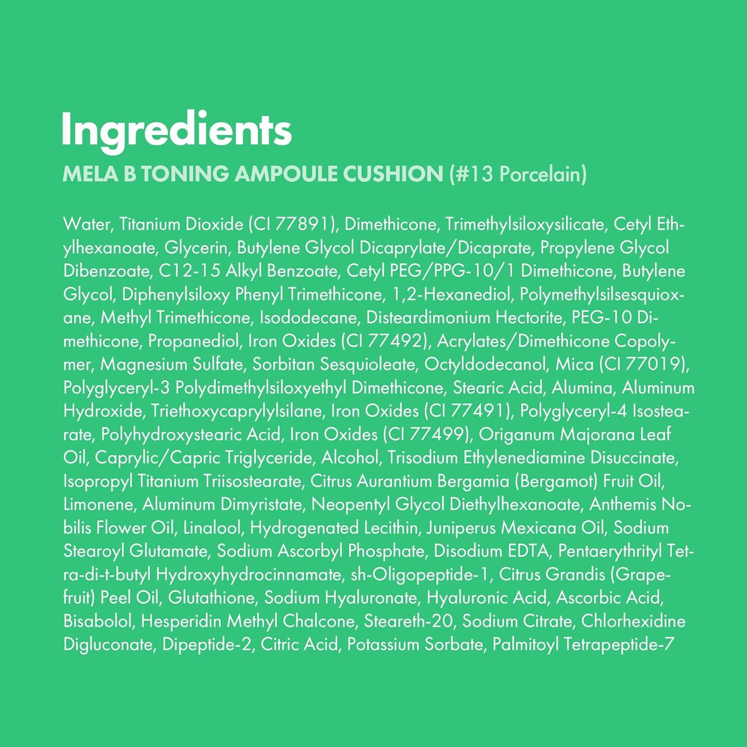 Easydew Mela B Toning Ampoule Cushion 12.7g - Base Antienvejecimiento