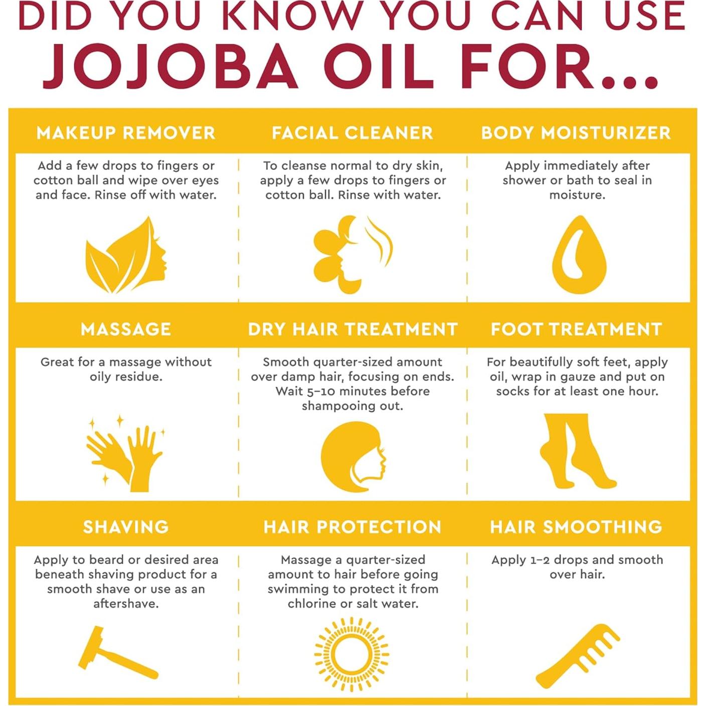 Aceite de Jojoba Puro Desert Essence 118 ml - Hidratante Facial y Capilar