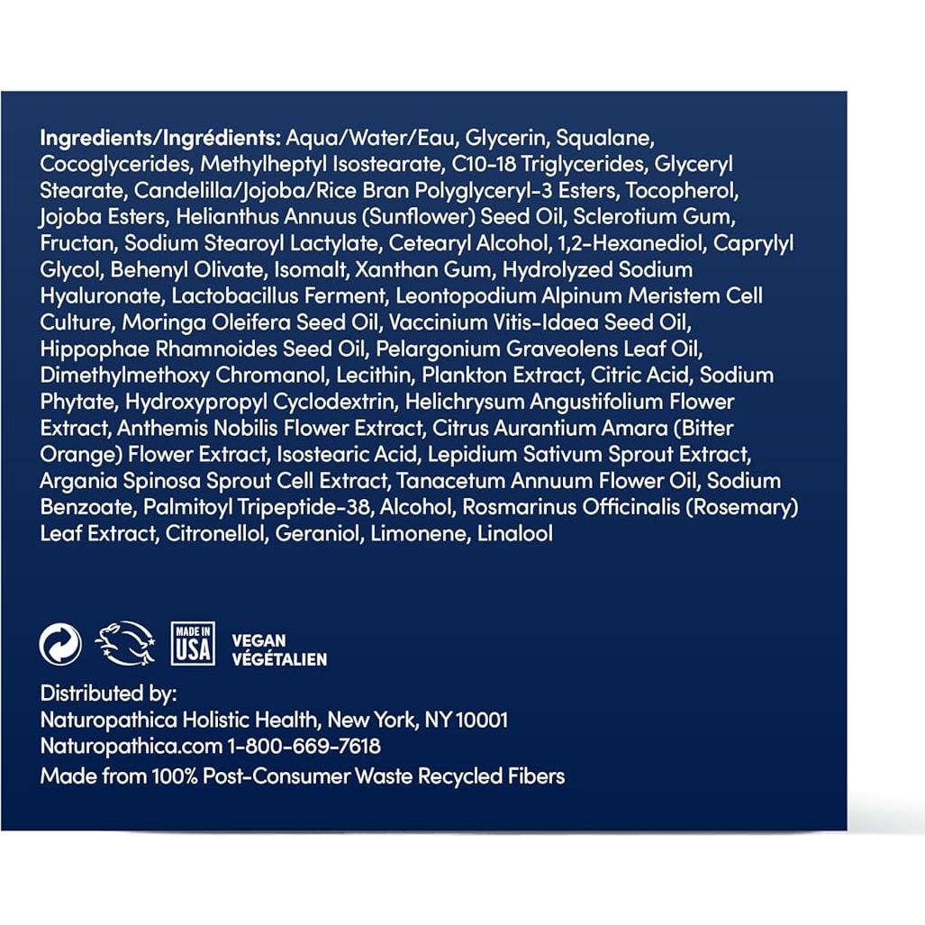 Crema Facial Hidratante Antienvejecimiento Naturopathica 50 ml