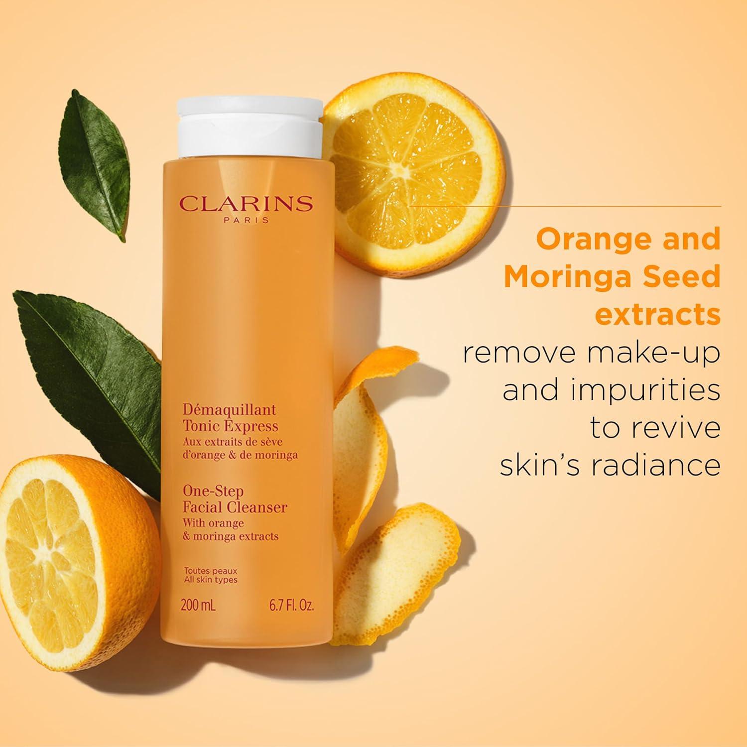 Limpiador Facial 2 en 1 Clarins 200 ml - Agua Micelar Exfoliante