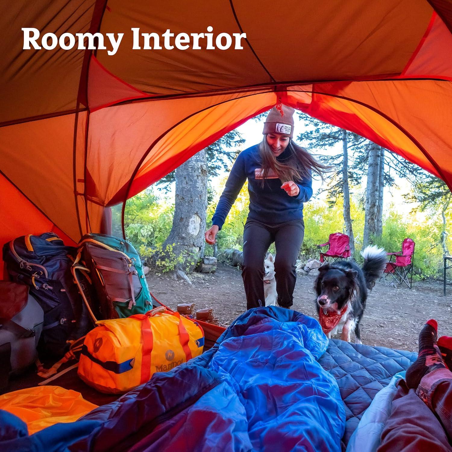 Tienda de Camping MARMOT Midpines 6P Rojo 6 Personas