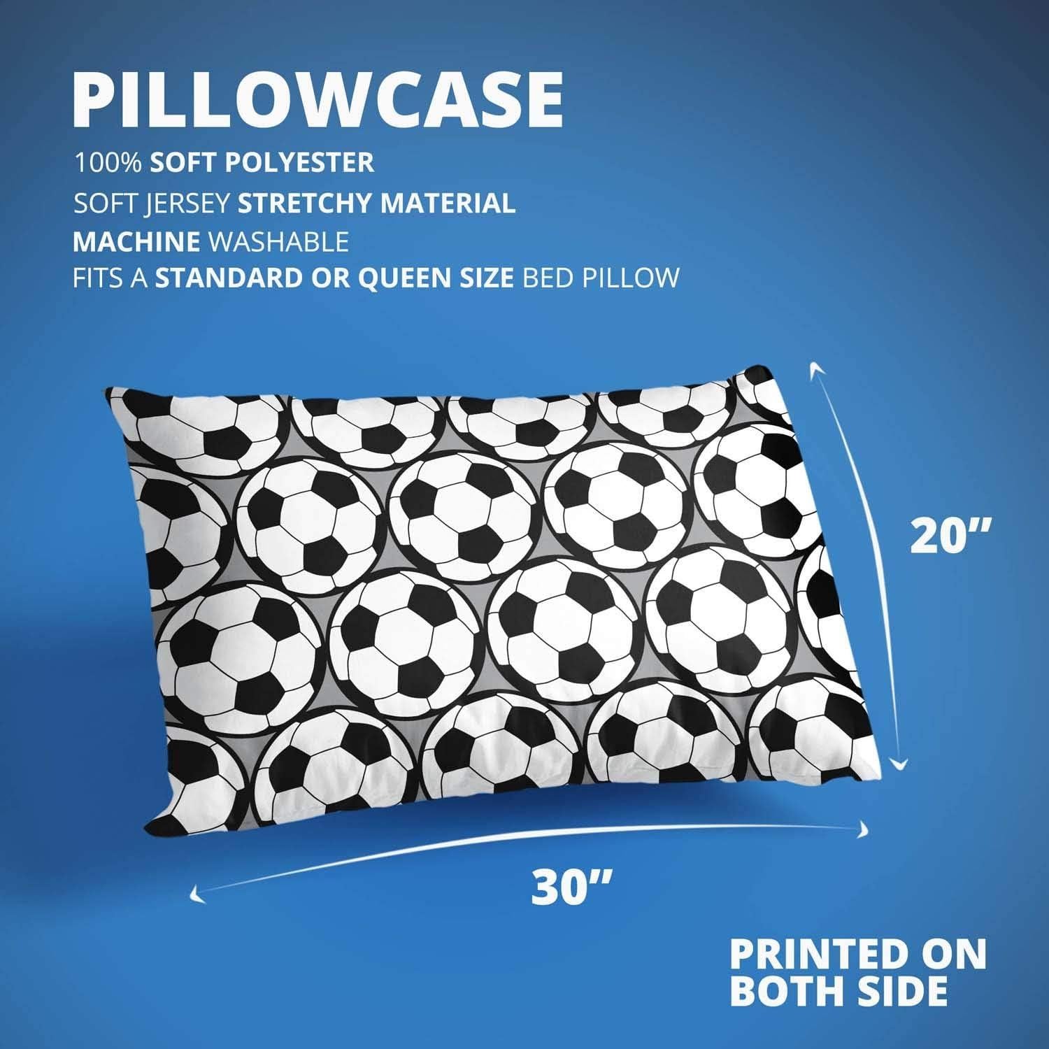 Funda de Almohada de Fútbol ChalkTalkSPORTS 76x51 cm