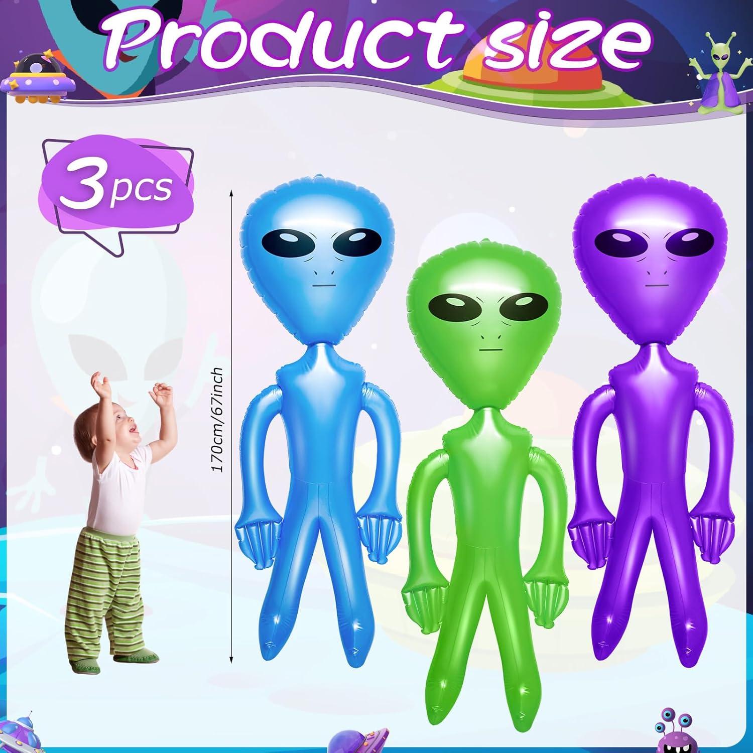 BBTO Juguete Inflable Alienígena 170 cm para Fiestas