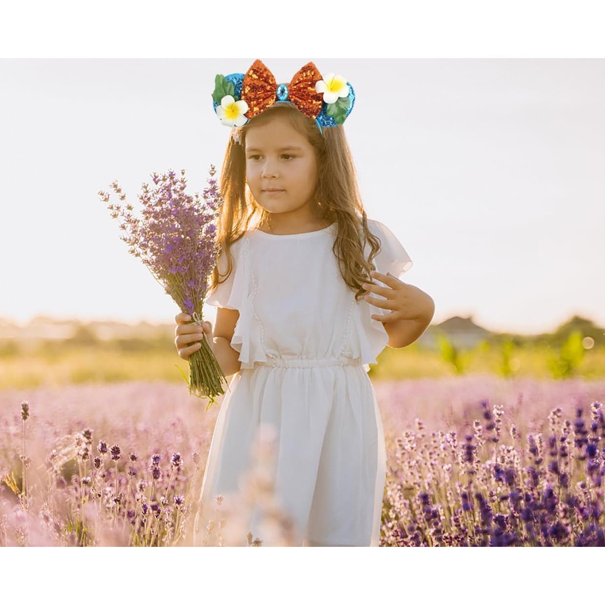 Accesorios de Disfraz de Moana Yosbabe - Diadema y Collar