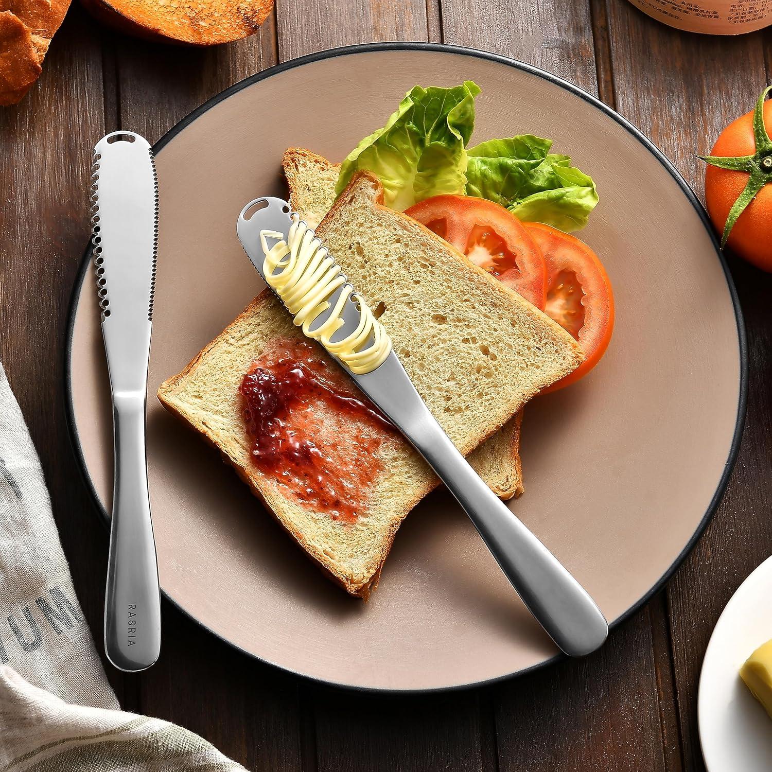 Cuchillo para Untar Mantequilla RASRIA Acero Inoxidable 20.7cm