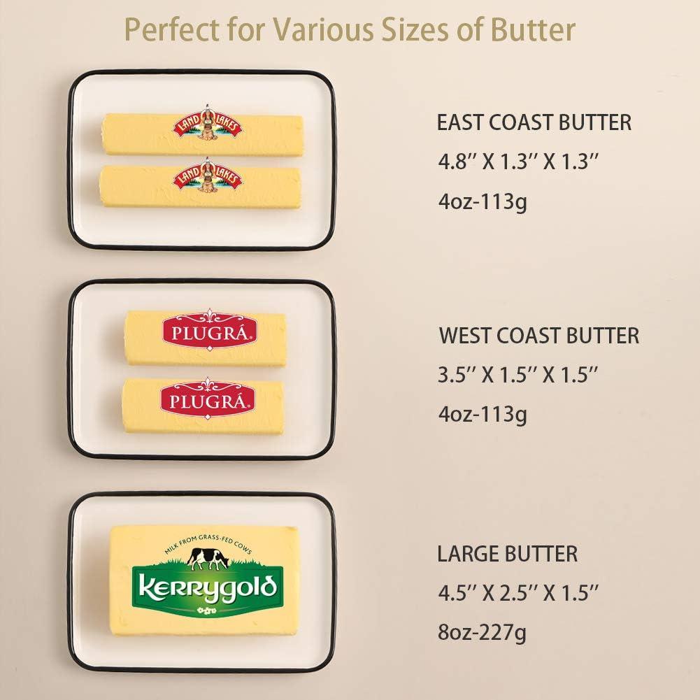 Plato de Mantequilla Sweejar Cerámica con Tapa 18.5 cm Marino