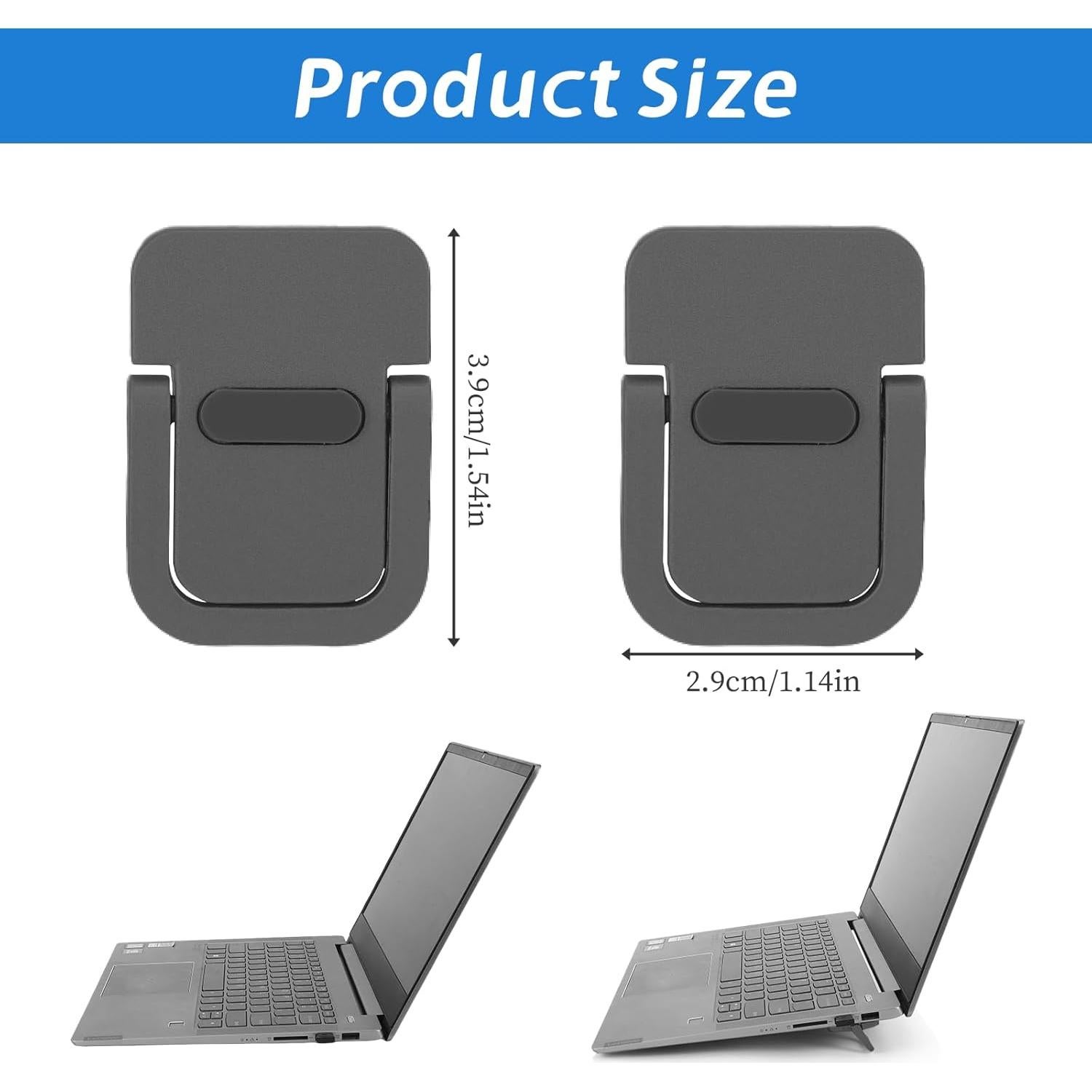 Soporte de Teclado Plegable Beibunhn Negro - 2 Piezas