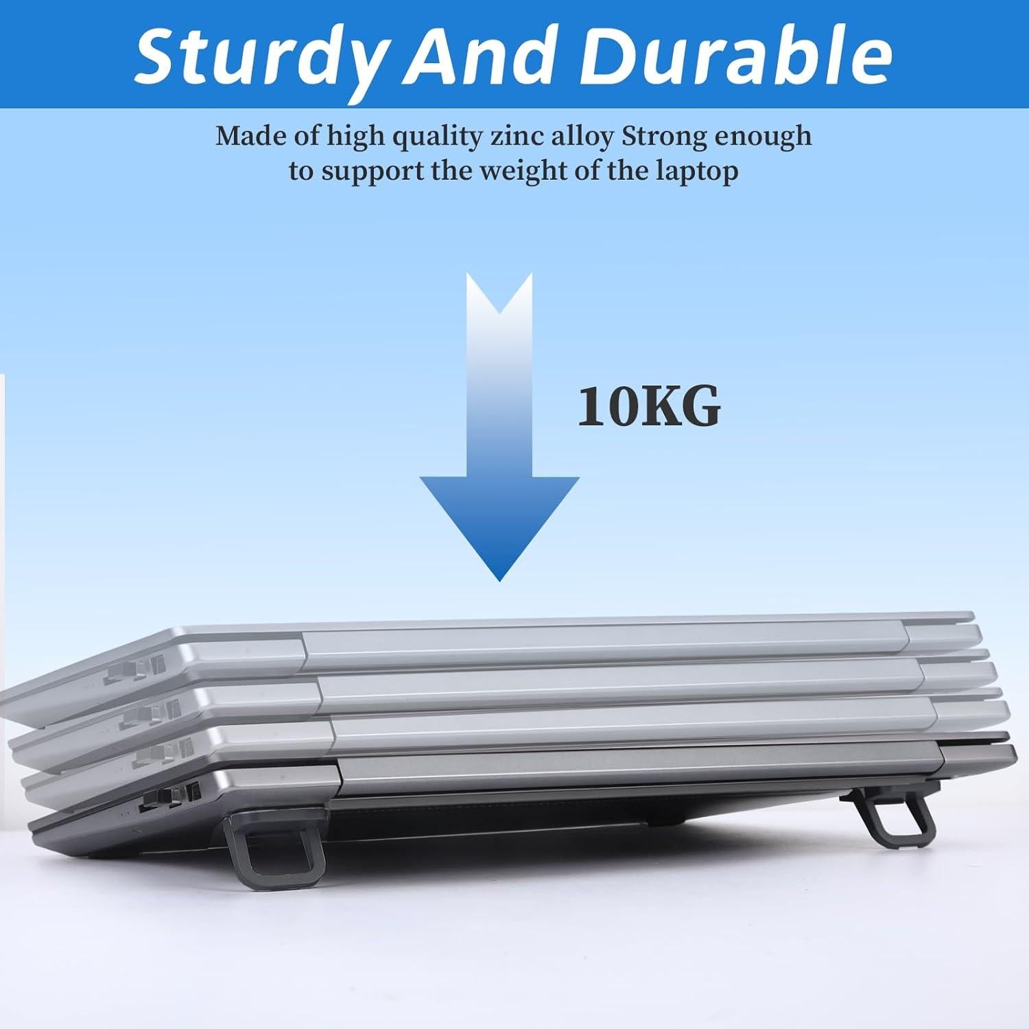 Soporte de Teclado Plegable Beibunhn Negro - 2 Piezas