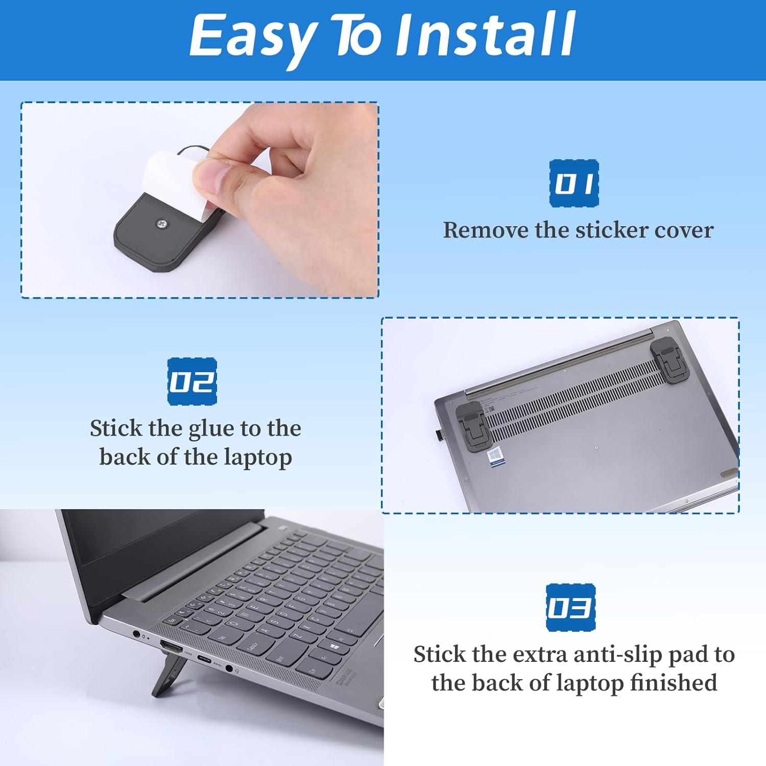 Soporte de Teclado Plegable Beibunhn Negro - 2 Piezas