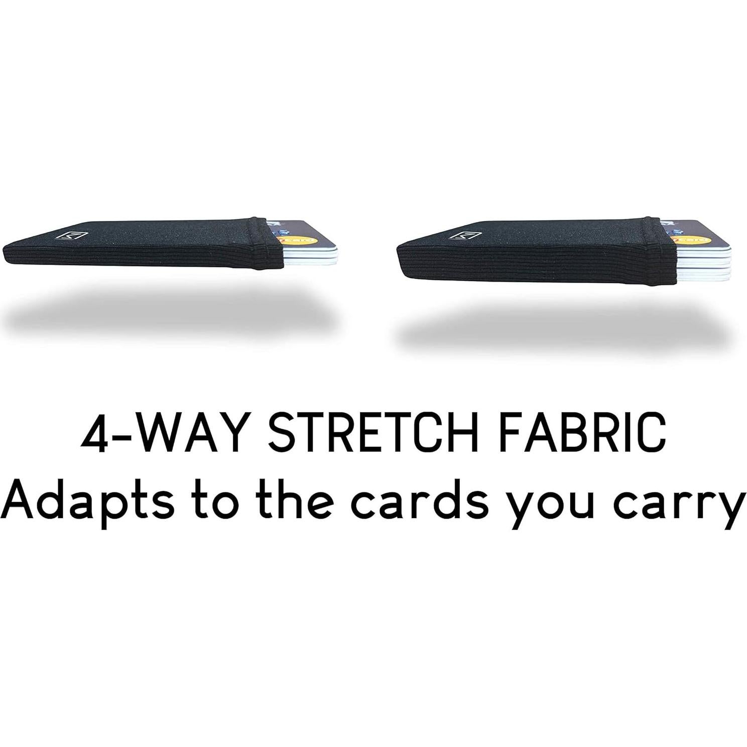 Billetera Ultra Delgada Modern Carry Negra para Tarjetas