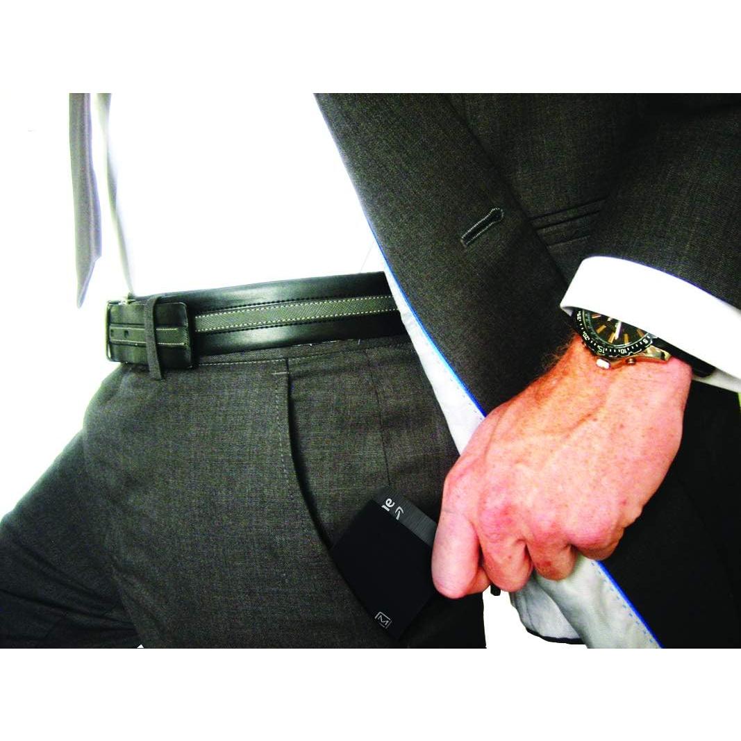 Billetera Ultra Delgada Modern Carry Negra para Tarjetas