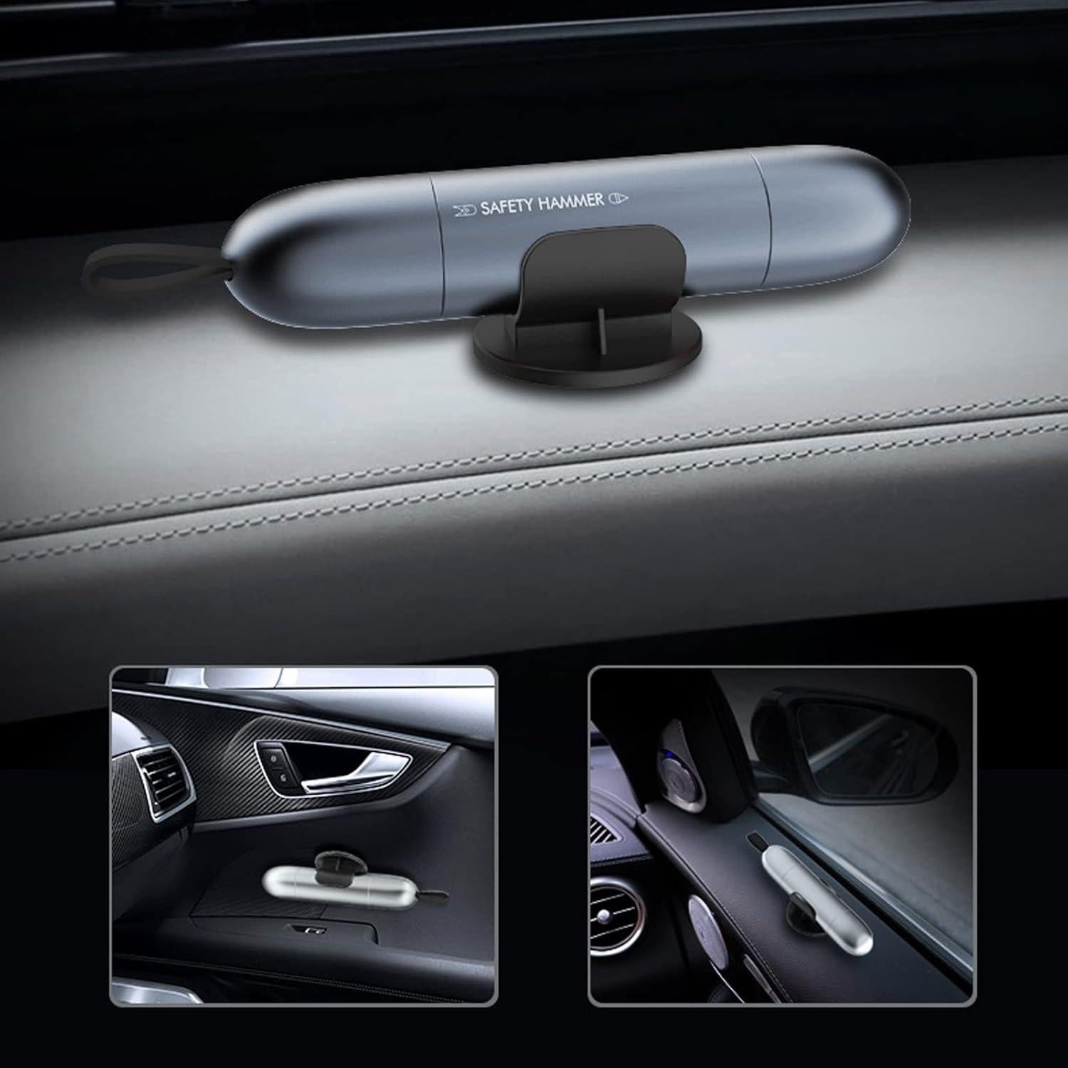 Martillo de Seguridad COOSKIN VS-A2 para Automóvil 2 en 1