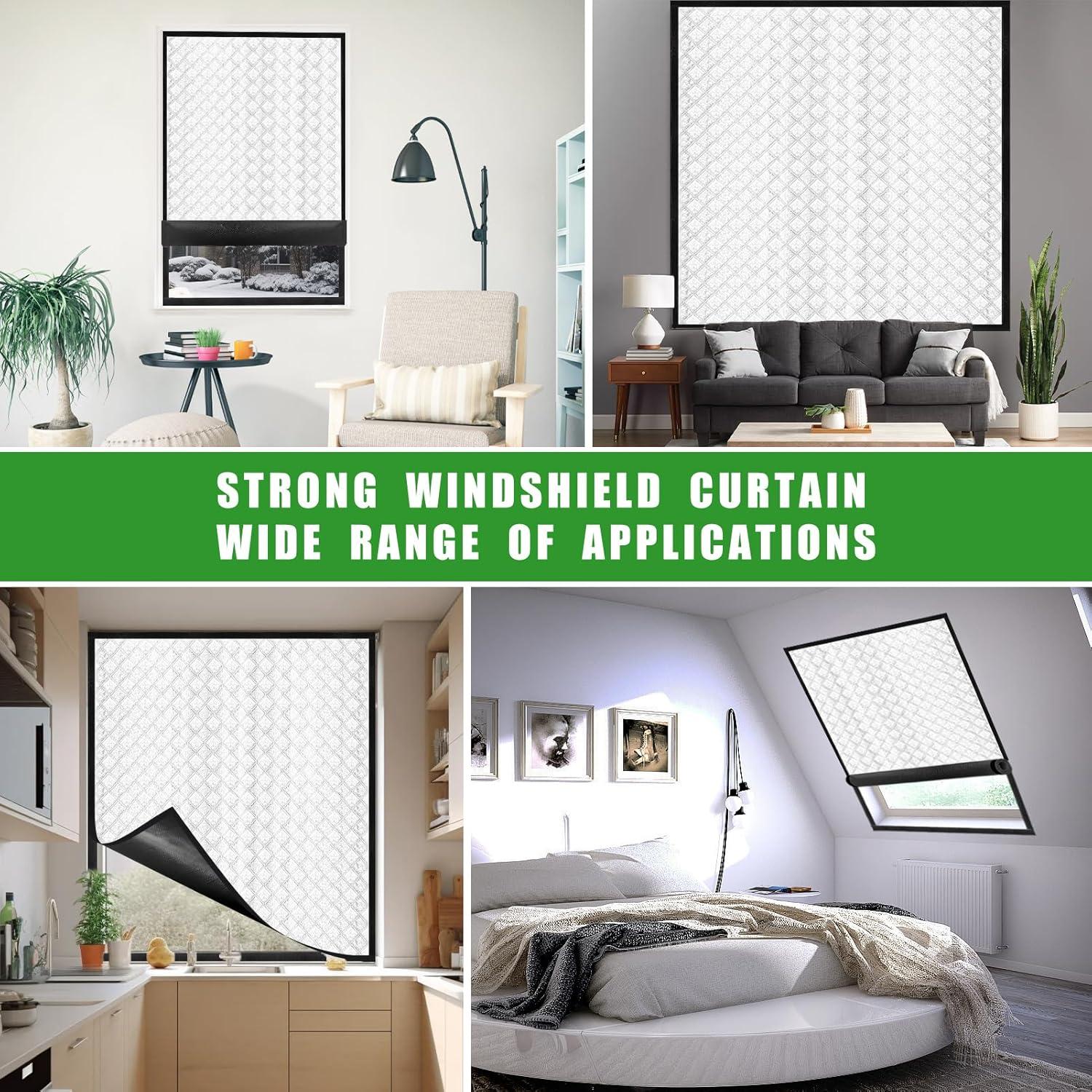 Cubierta de Ventana Aislada ZYPeey 24x36" Impermeable Térmica