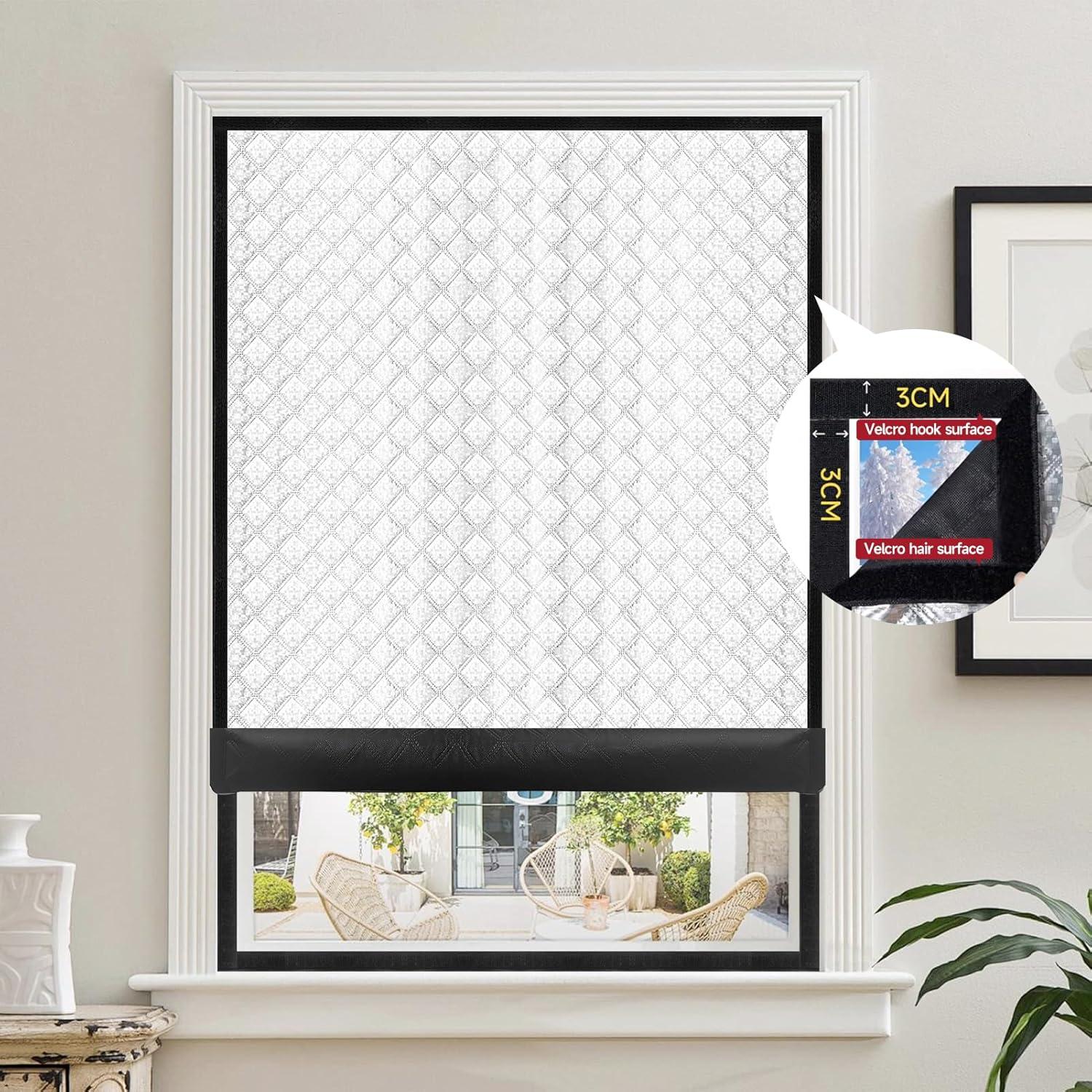 Cubierta de Ventana Aislada ZYPeey 24x36" Impermeable Térmica
