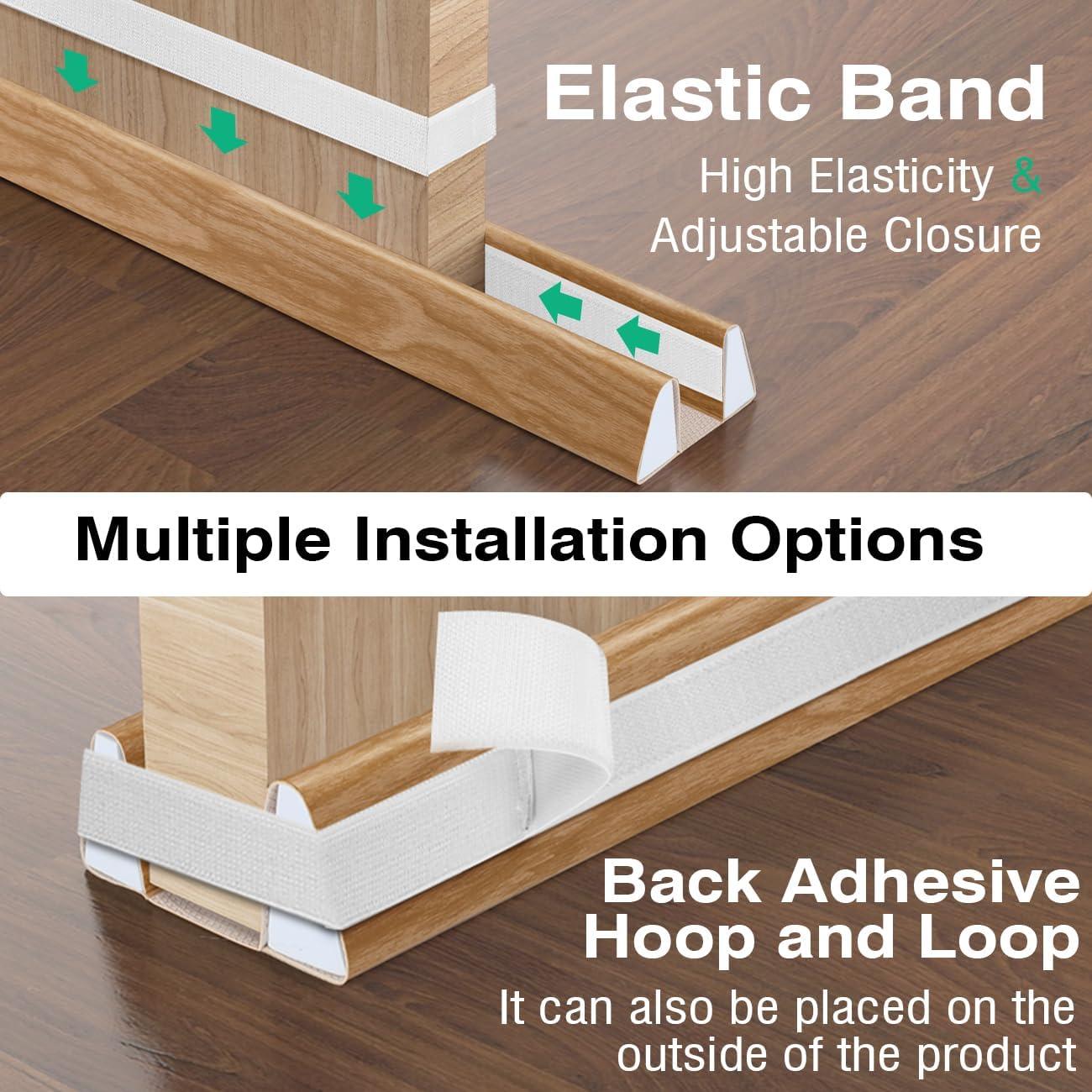 Tapón de Draft Lewondr 91.44 cm Beige Impermeable