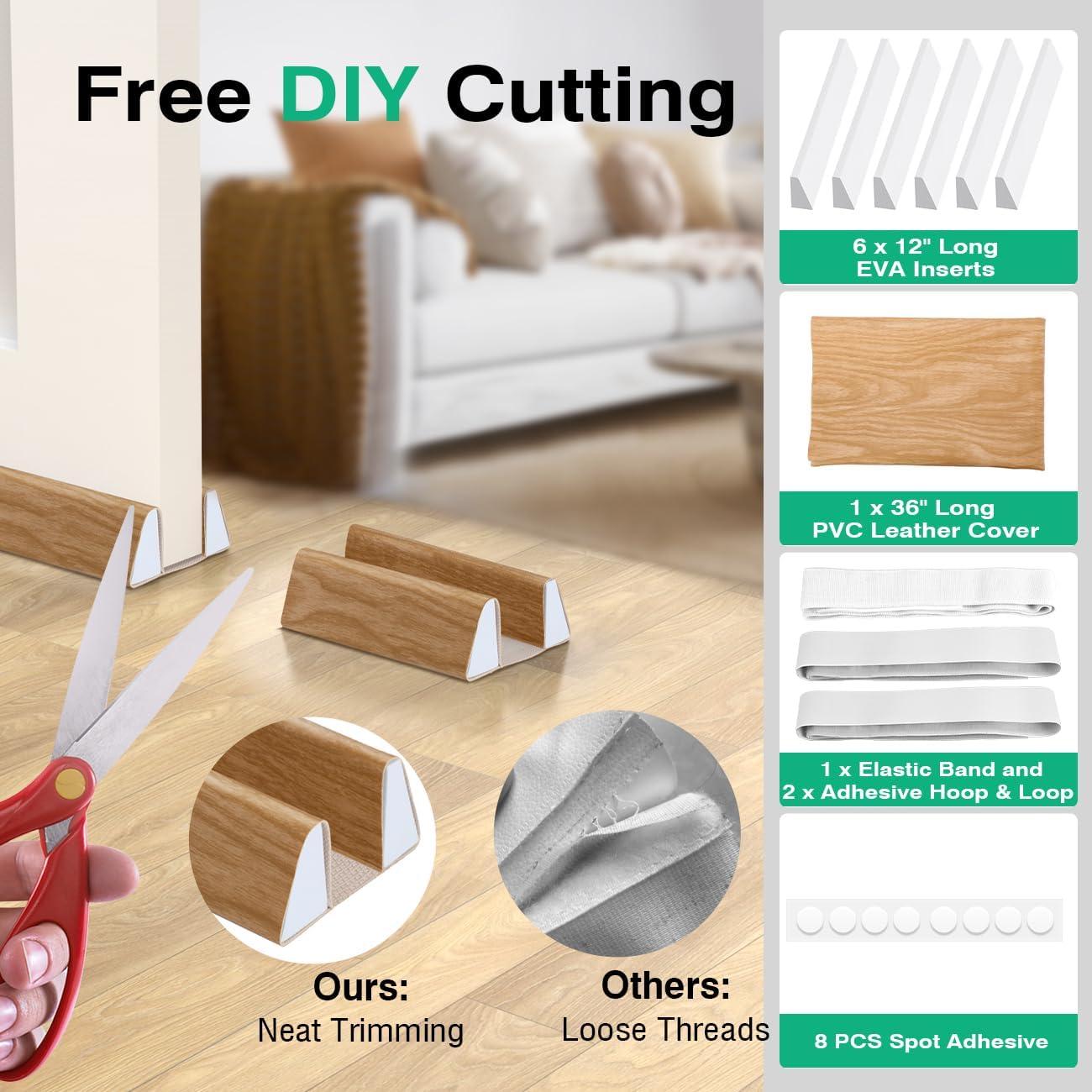 Tapón de Draft Lewondr 91.44 cm Beige Impermeable