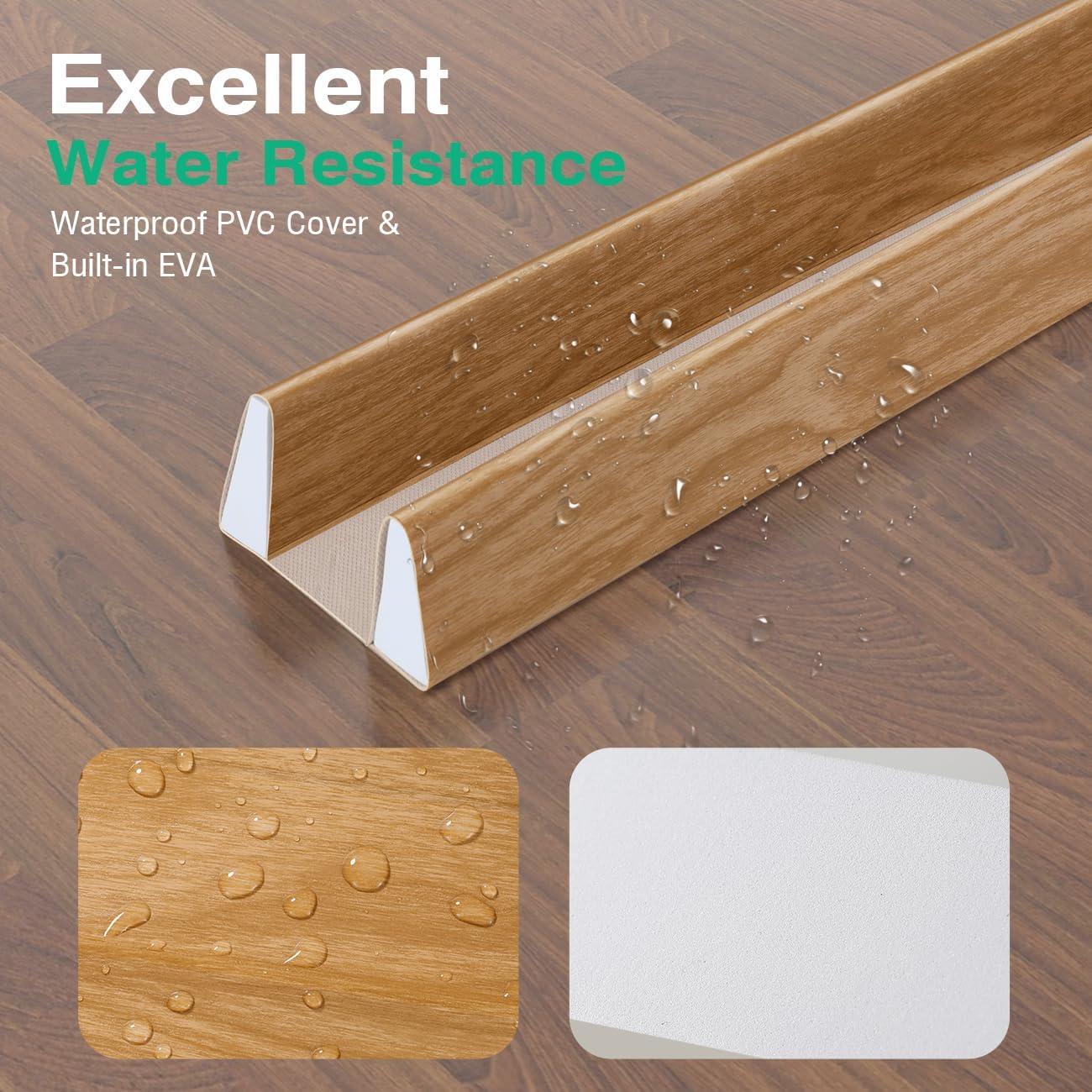 Tapón de Draft Lewondr 91.44 cm Beige Impermeable