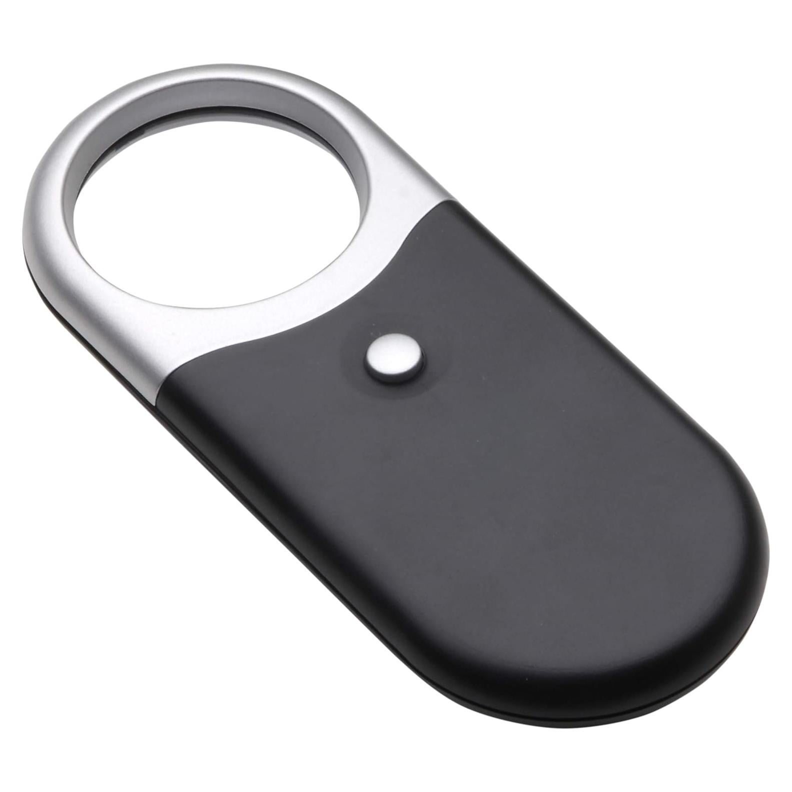 Lupa de bolsillo con luz 3X Ariel Premium - Irrompible, negra