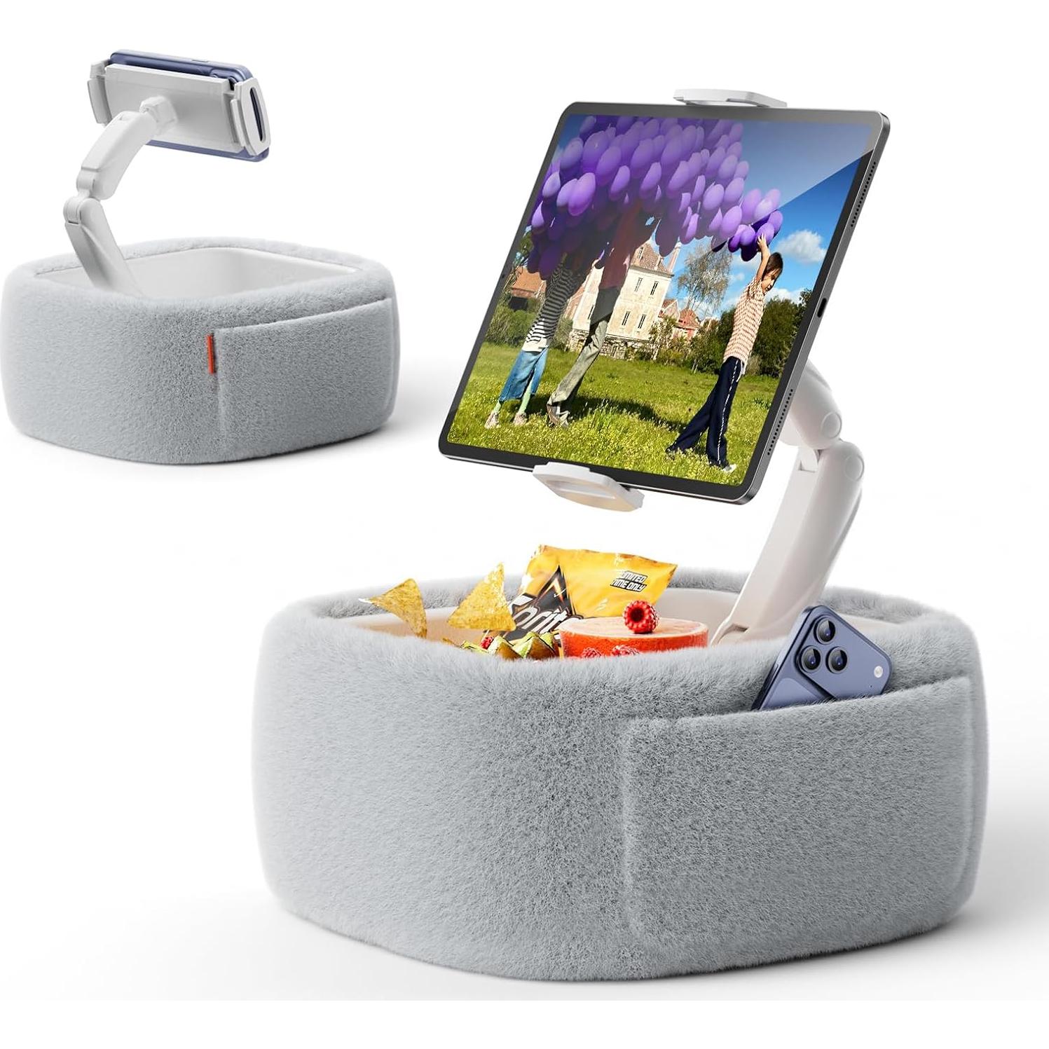 Soporte de Almohada LULULOOK para Tabletas 4.7-14.6" Gris