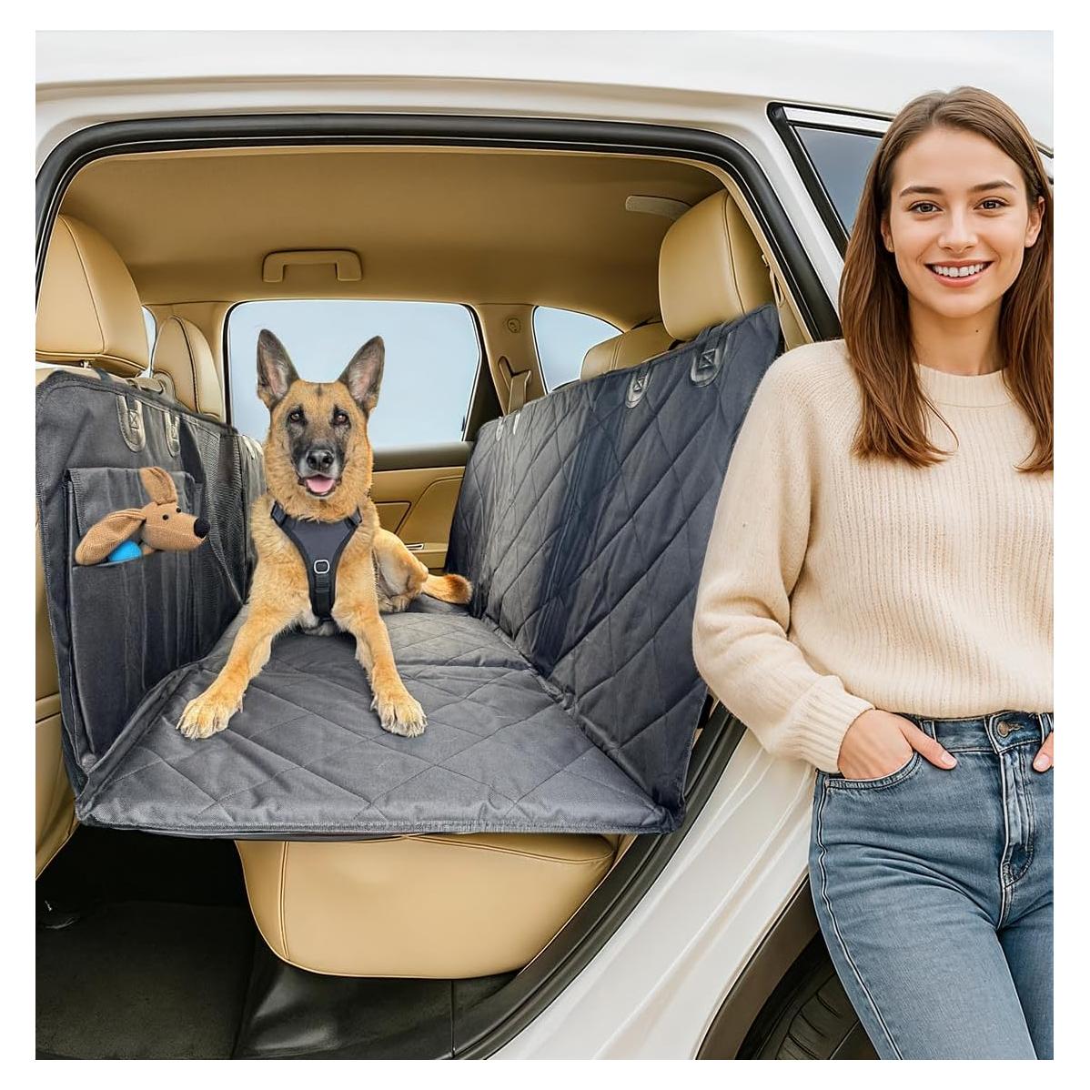 Cubierta de Asiento para Perros APetsPlanet Negra 137x61 cm