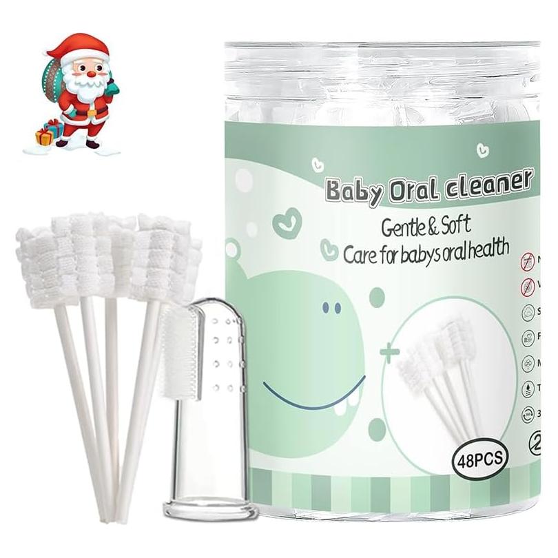 Kit de Limpieza Oral para Bebés Camiee - 48 Cepillos Desechables