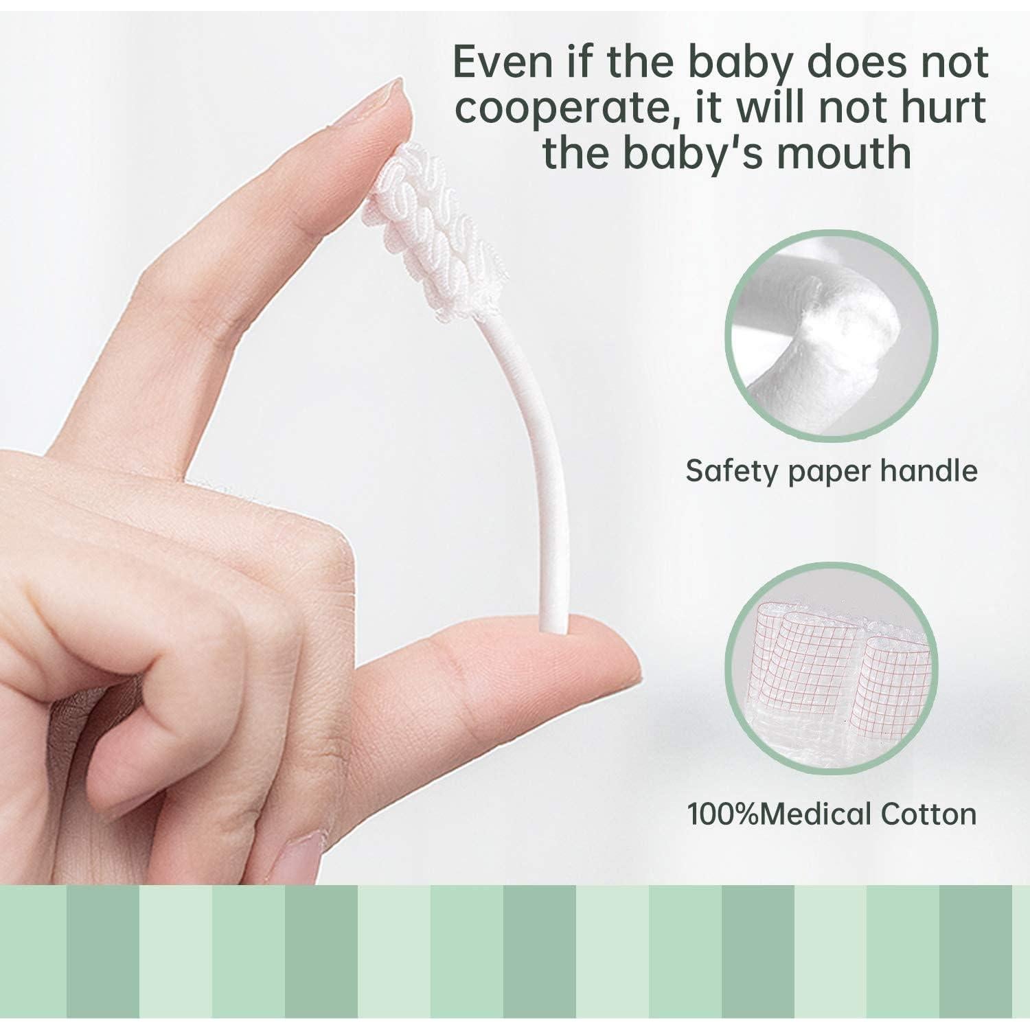 Kit de Limpieza Oral para Bebés Camiee - 48 Cepillos Desechables