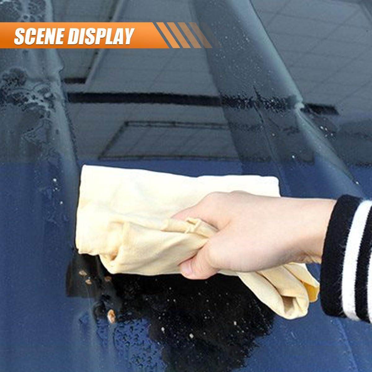 Paño de Chamois Natural BDZMC 50x50 cm para Coche